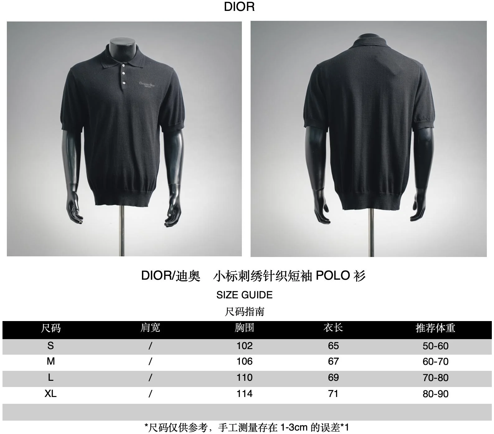 CD casual embroidered Polo