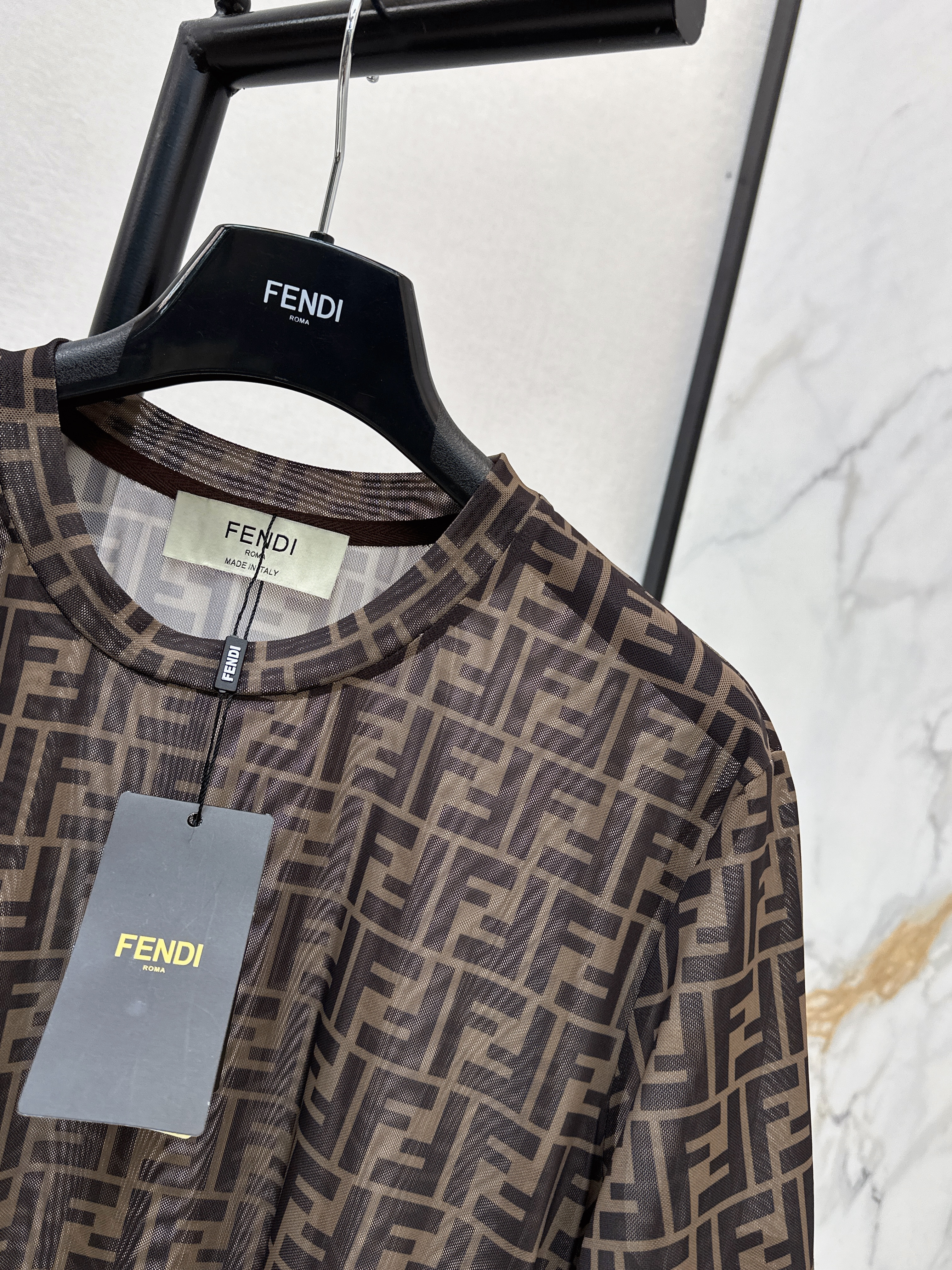 Fen 26ss print t-shirt