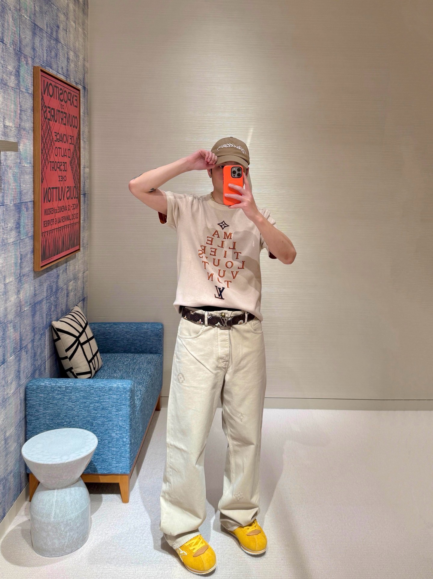 Louis embroidered pants
