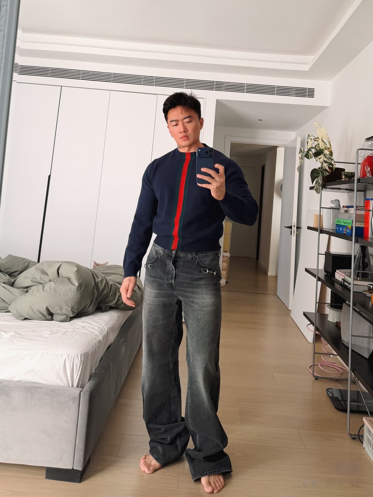 Guc washed jeans