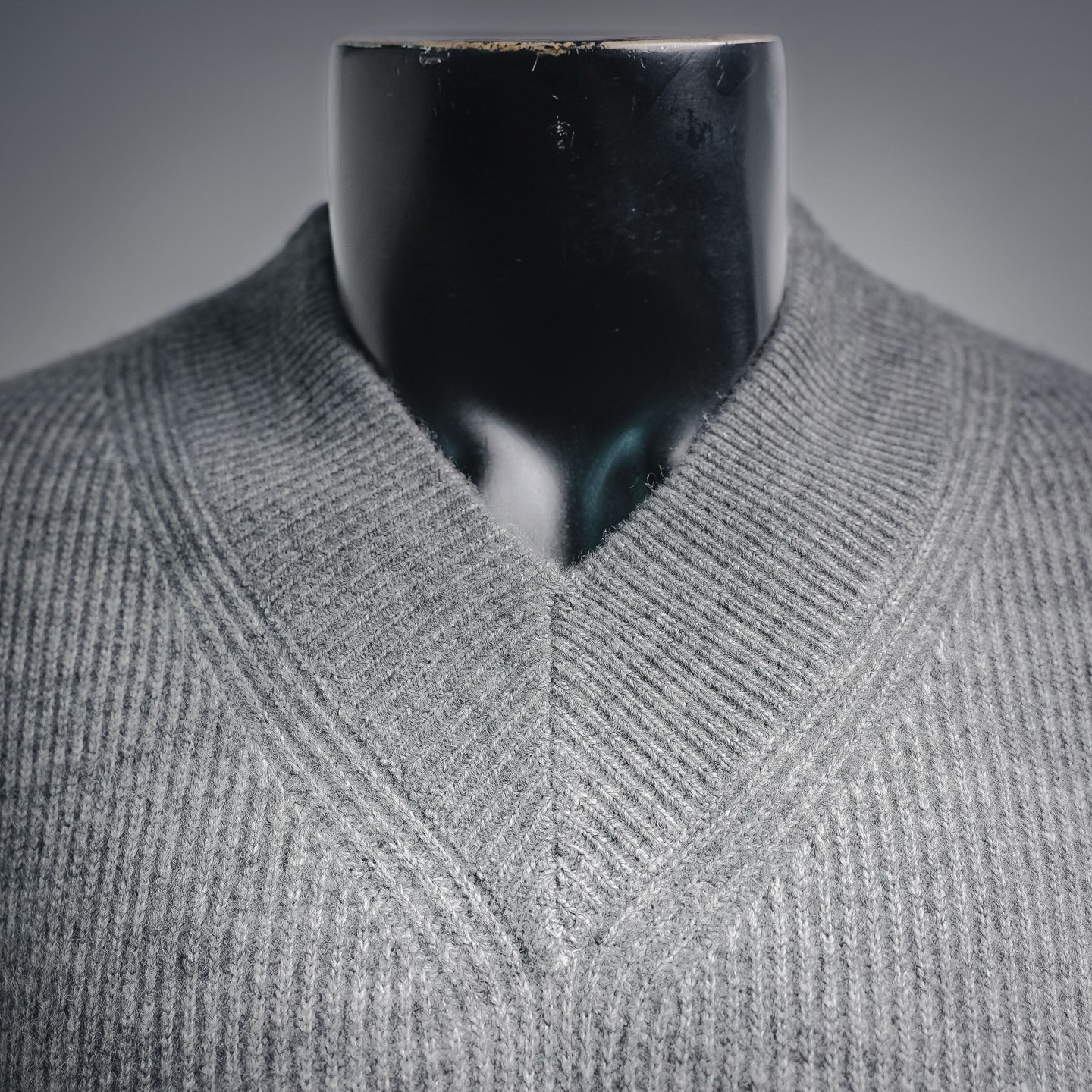 CD embroidered knit sweater