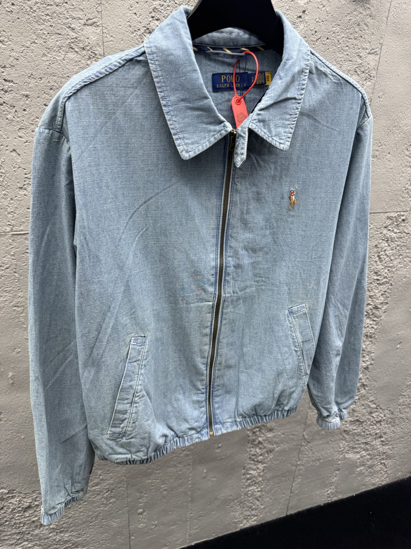 Ralph embroidered denim jacket