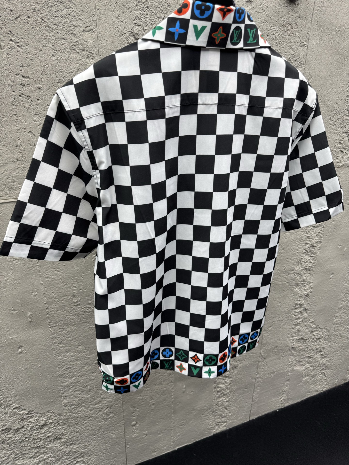 Louis checkerboard graphic t-shirt