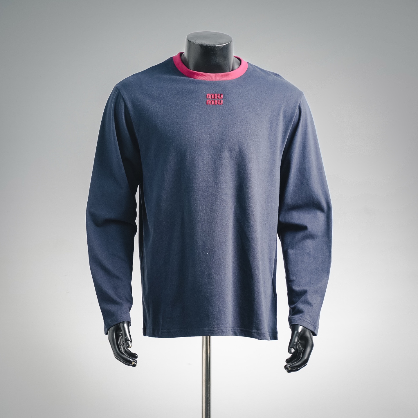 Miu splicing sweatshirt