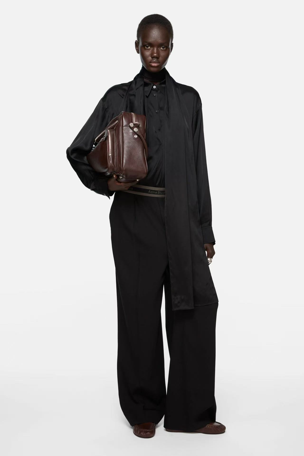 Acen wide leg casual pants