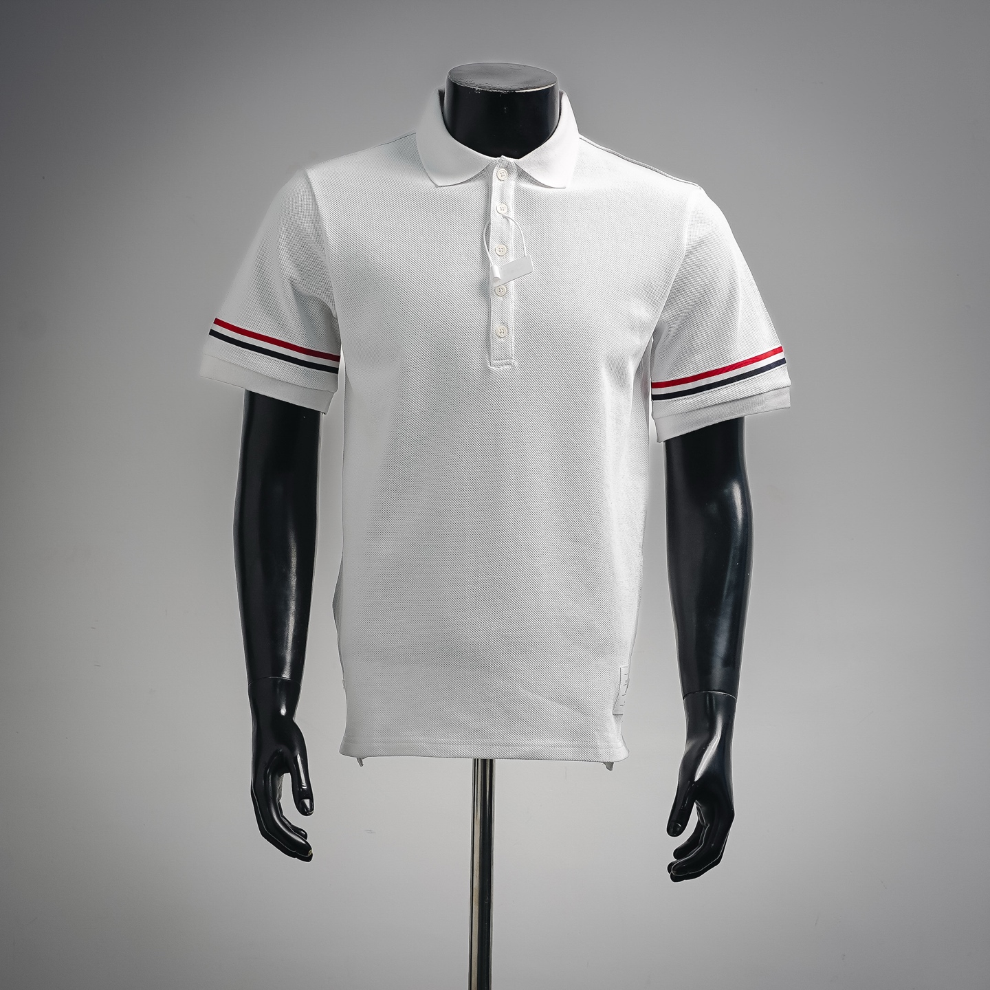 Thom contrast stripe Polo