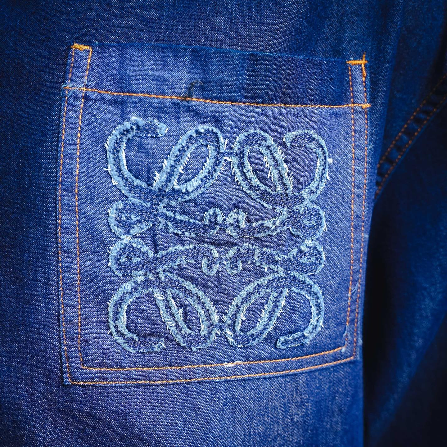 Loe embroidered denim jacket