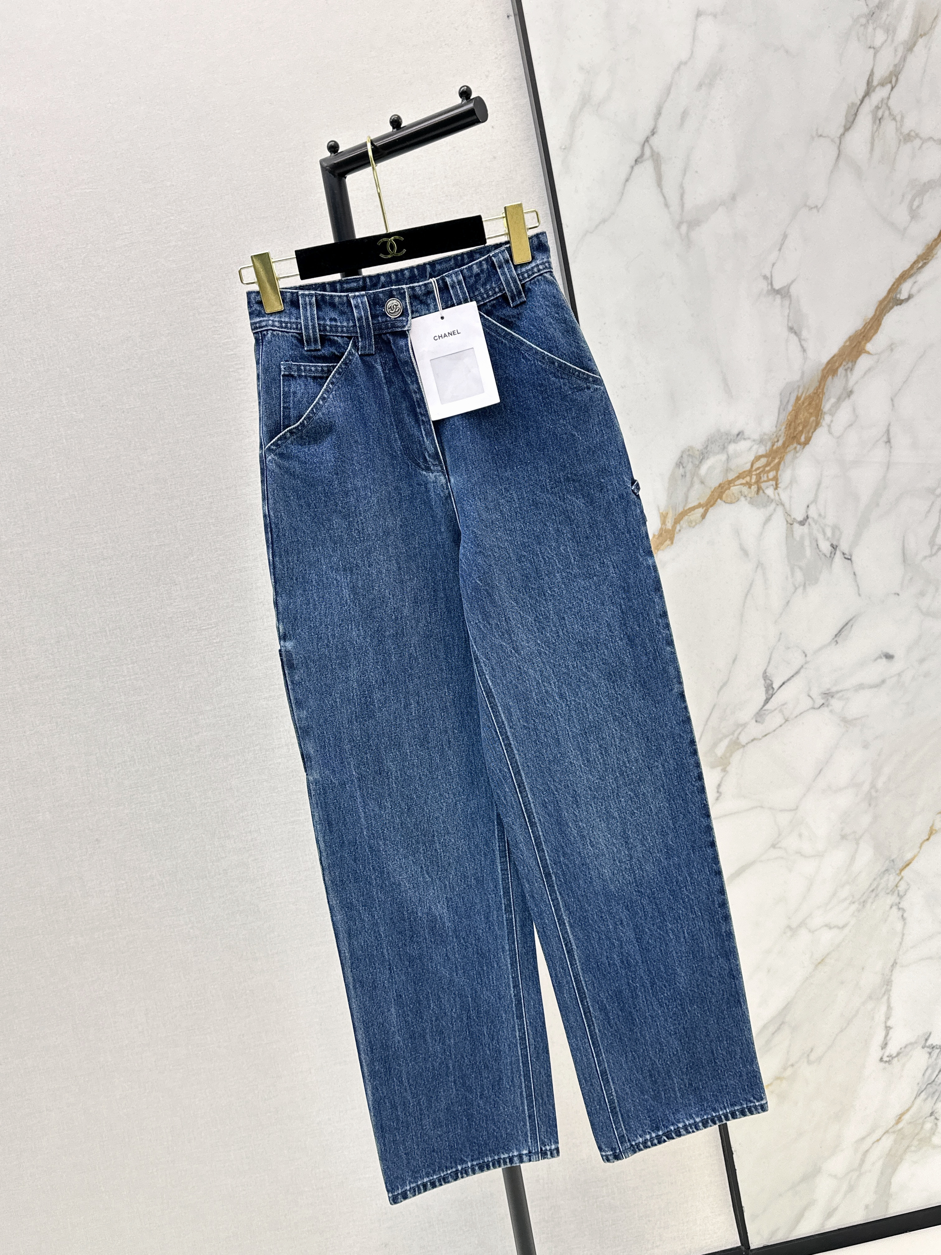 Chan 26ss wide-leg jeans