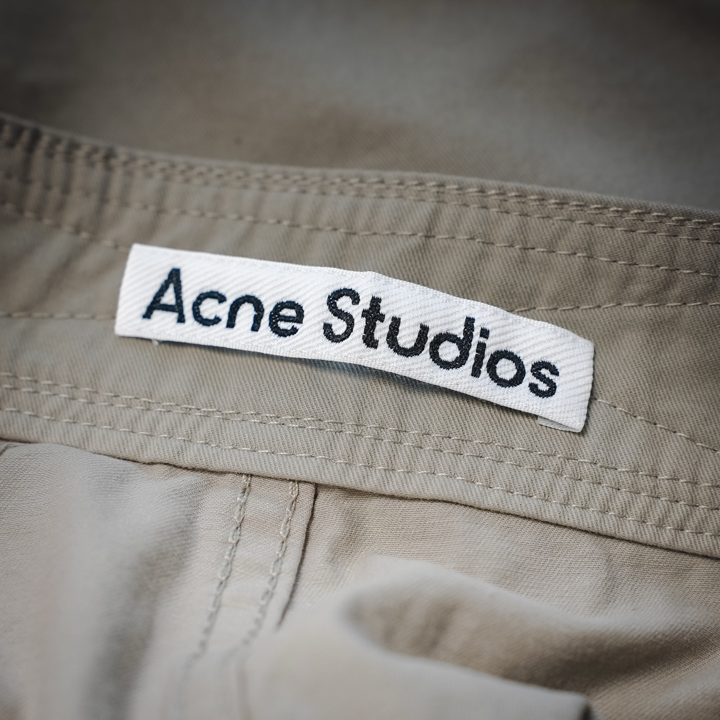 Acen dirty wash cargo pants