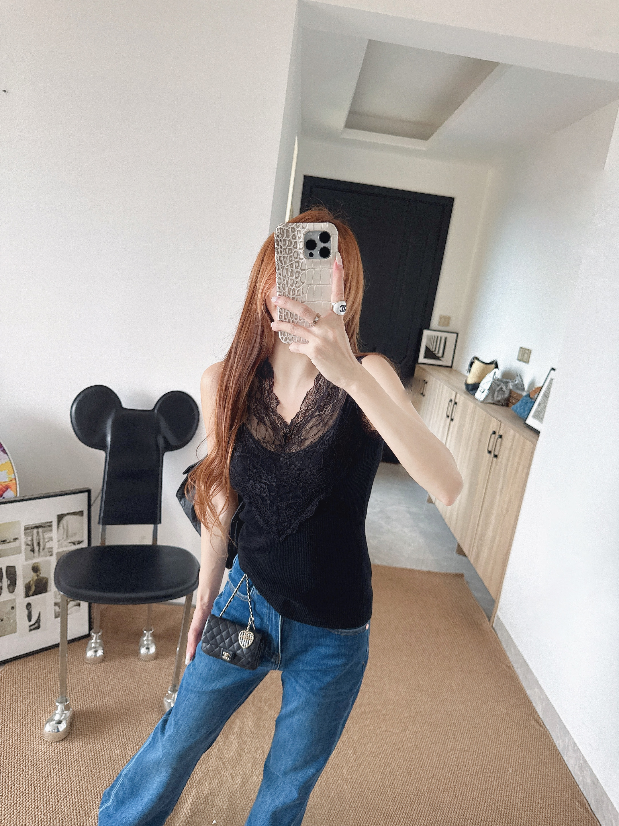 ES 26ss lace contract vest