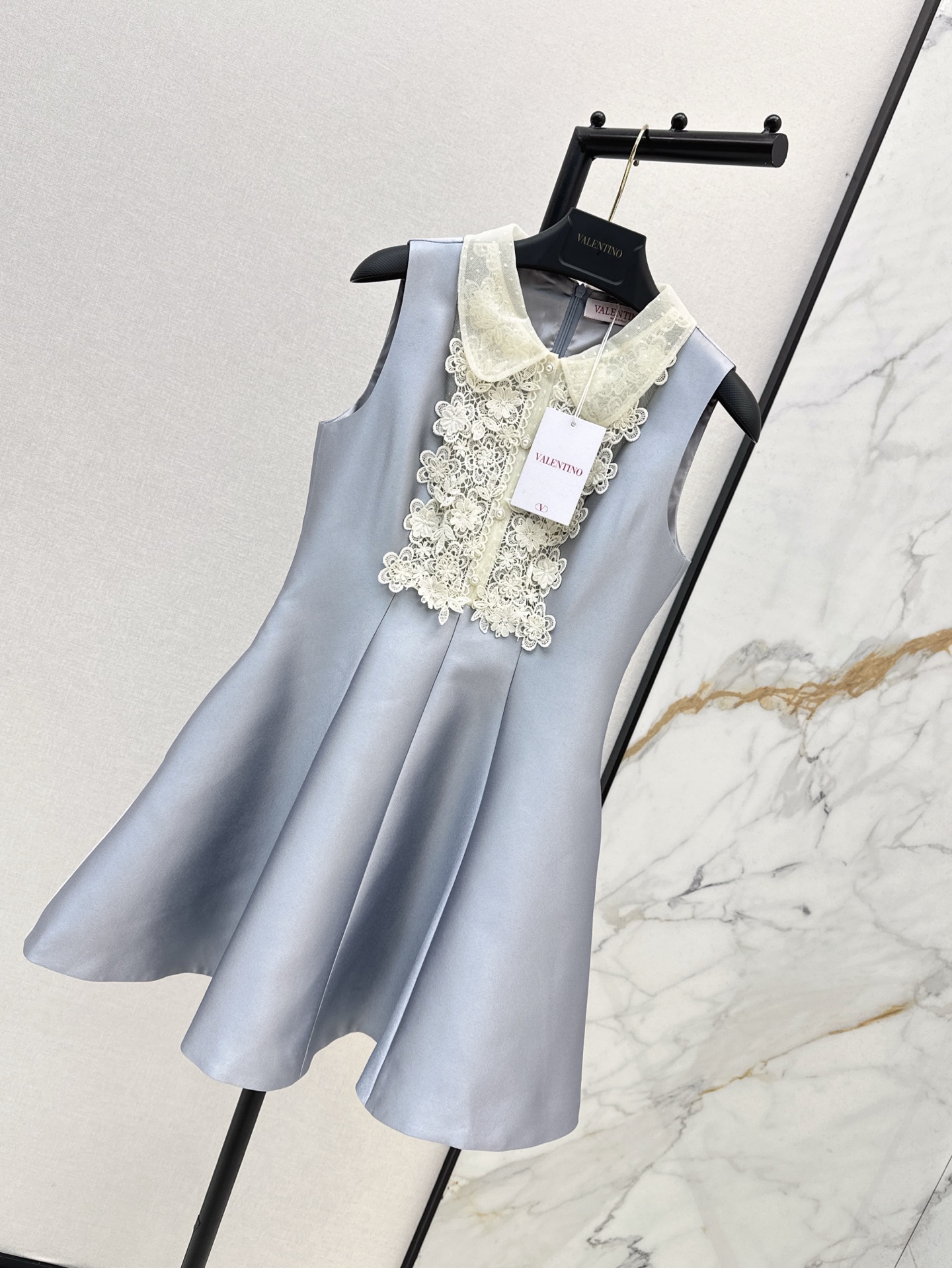 Valen 26ss lace vest dress