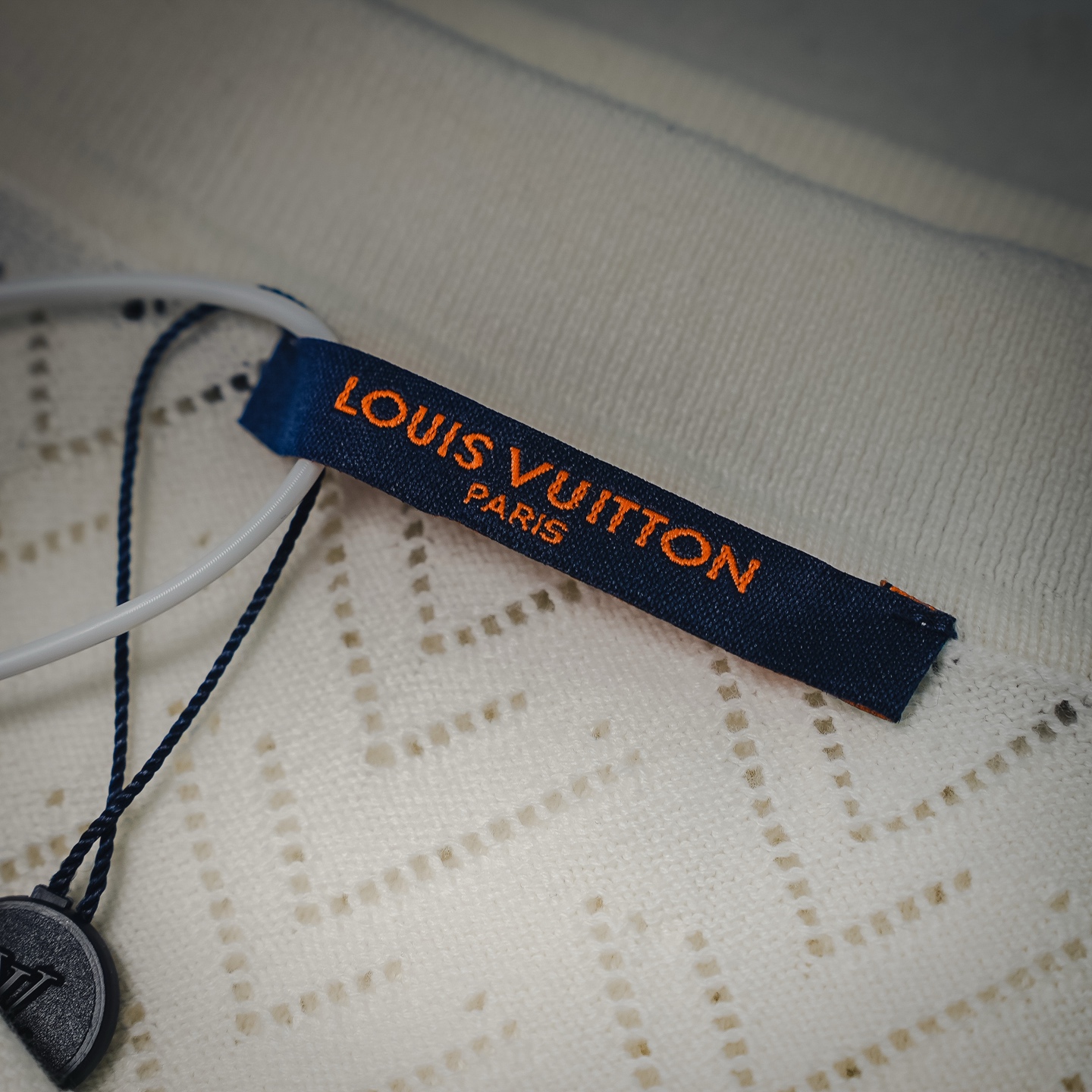 Louis  letter jacquard knit t-shirt