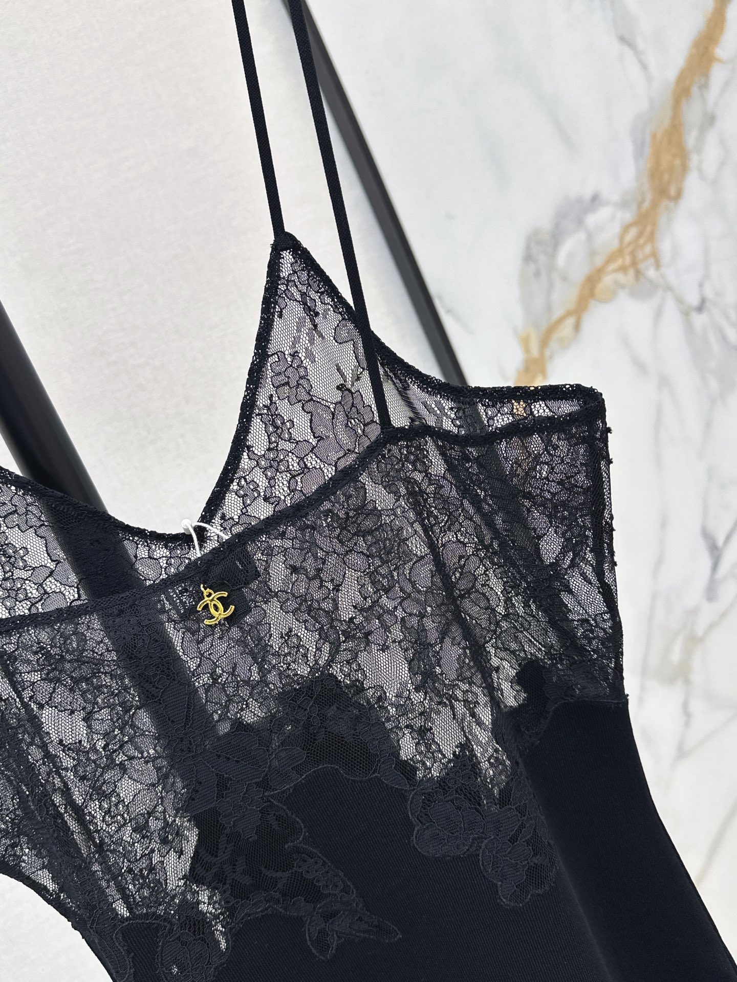 Chan 26ss lace slip dress