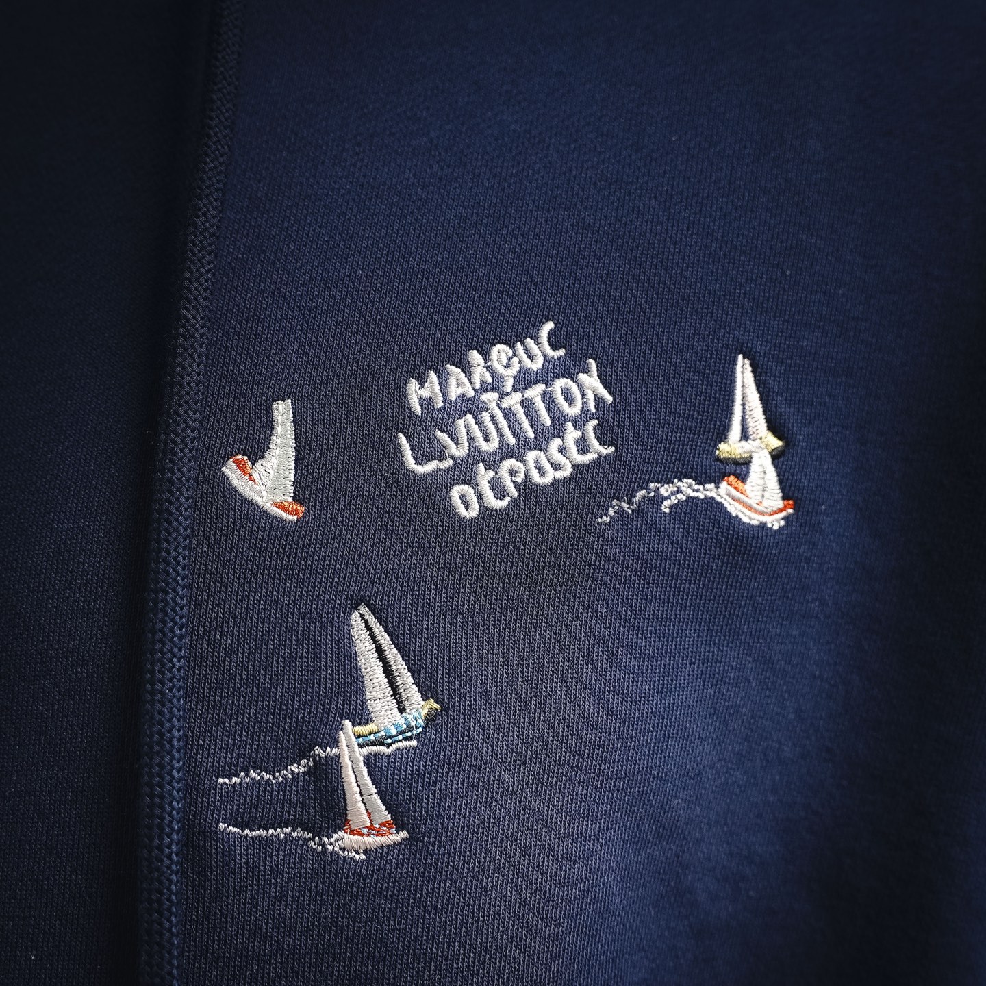 Louis embroidered hoodie