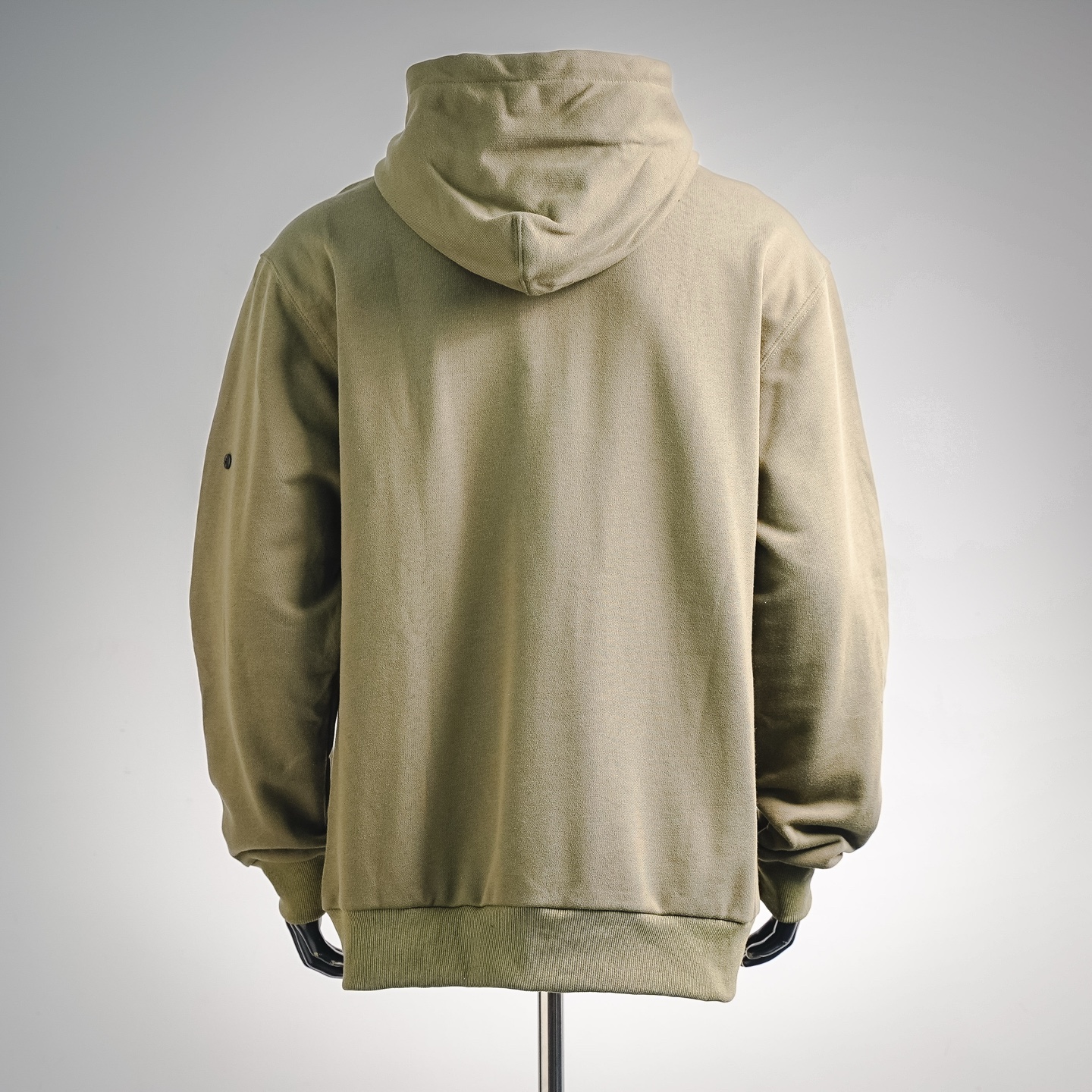 Stone hooded zip-up jacket