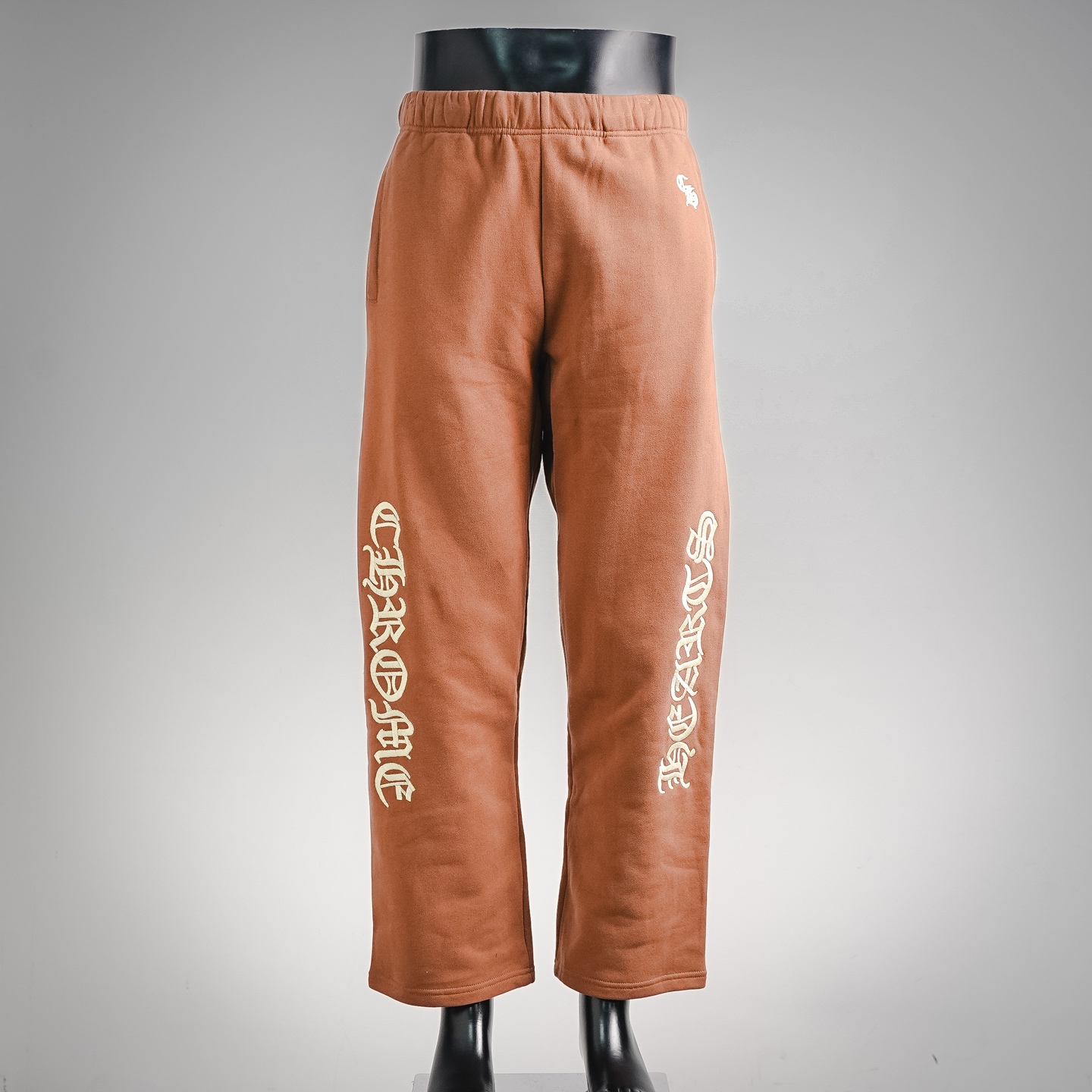 Chrome embroidered pants