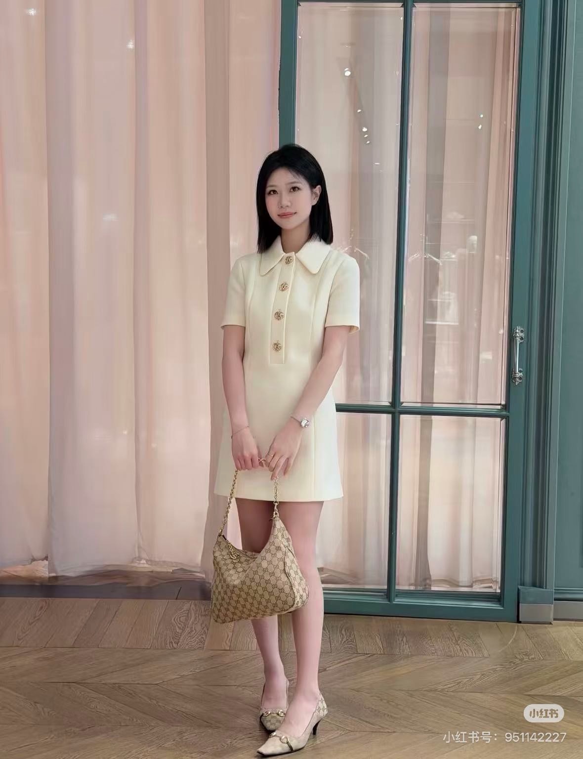 Guc 26fw A-line dress