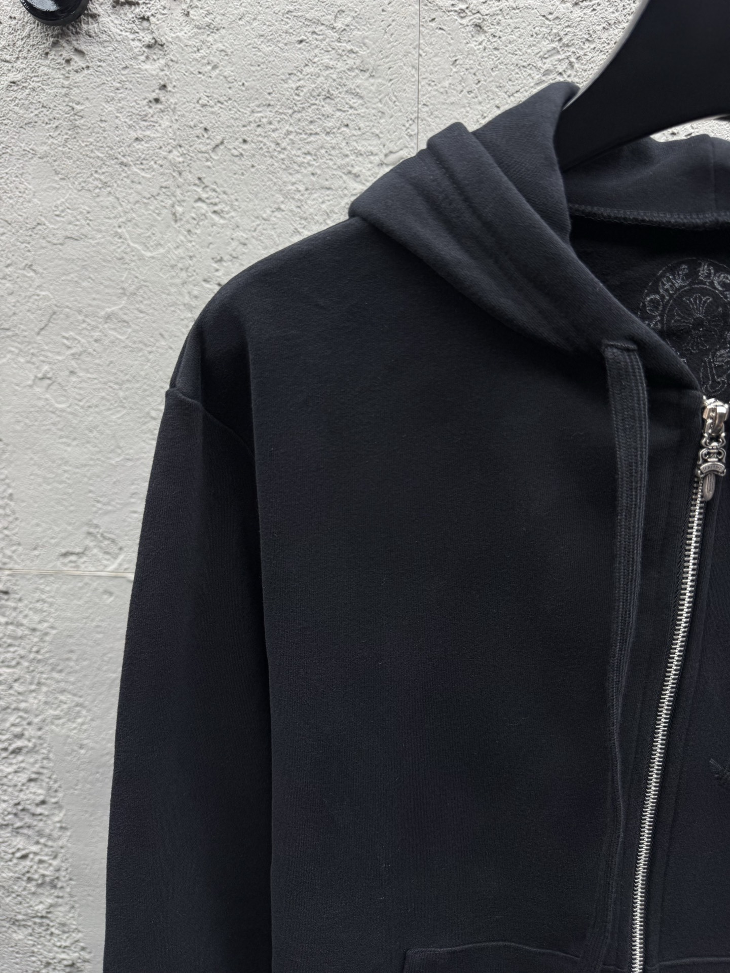 Chrome printed zip-up jacket
