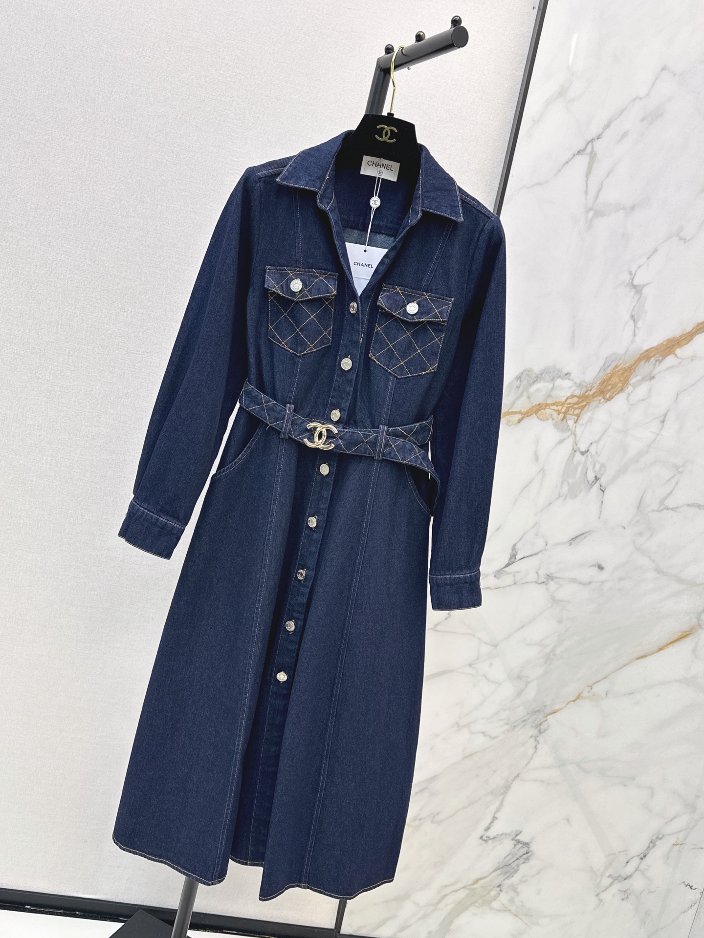Chan 26fw denim dress
