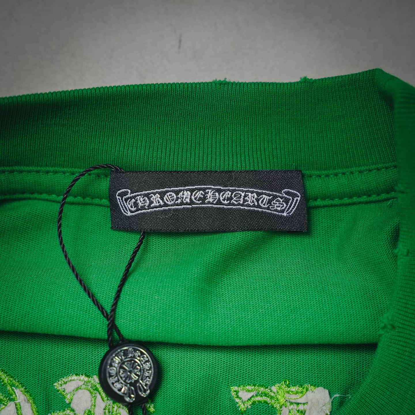Chrome embroidered washed t-shirt