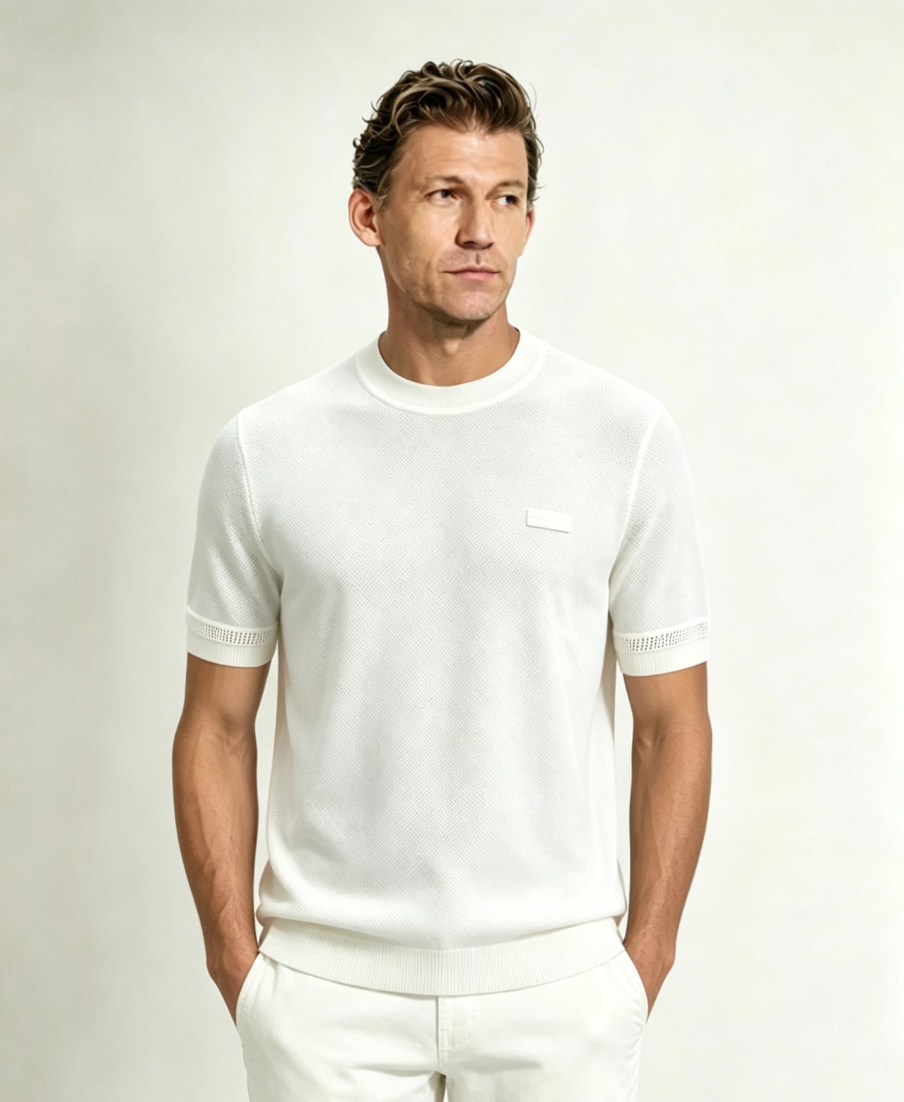 Zeg knit breathable t-shirt
