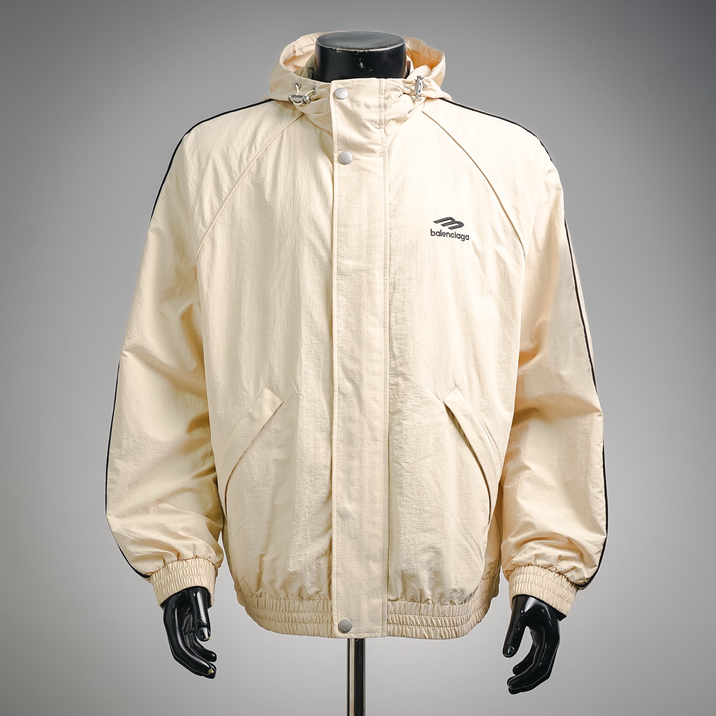 Balen embroidered zip-up jacket