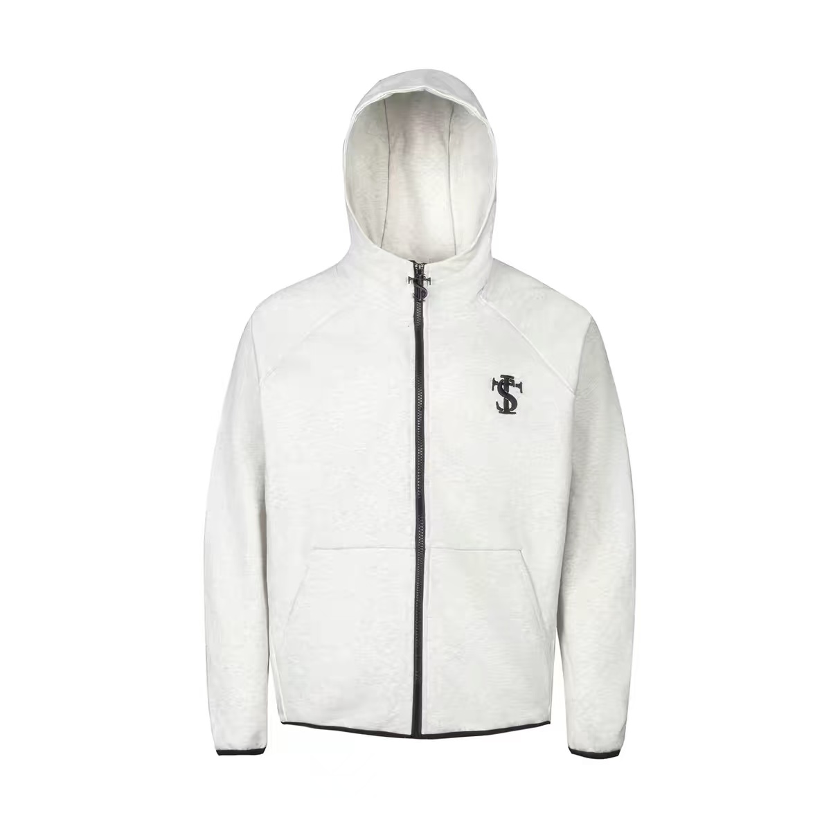 Stk casual zip-up coat