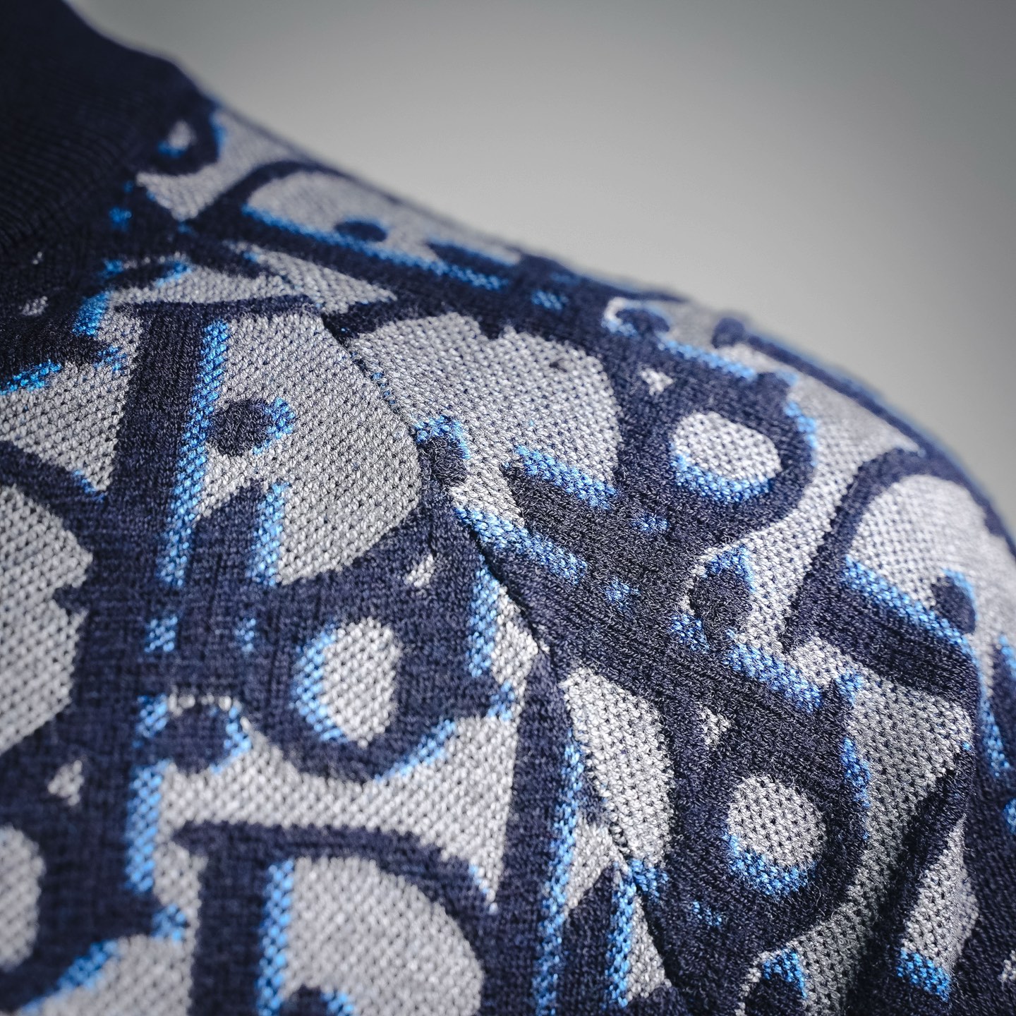 CD jacquard cardigan jacket
