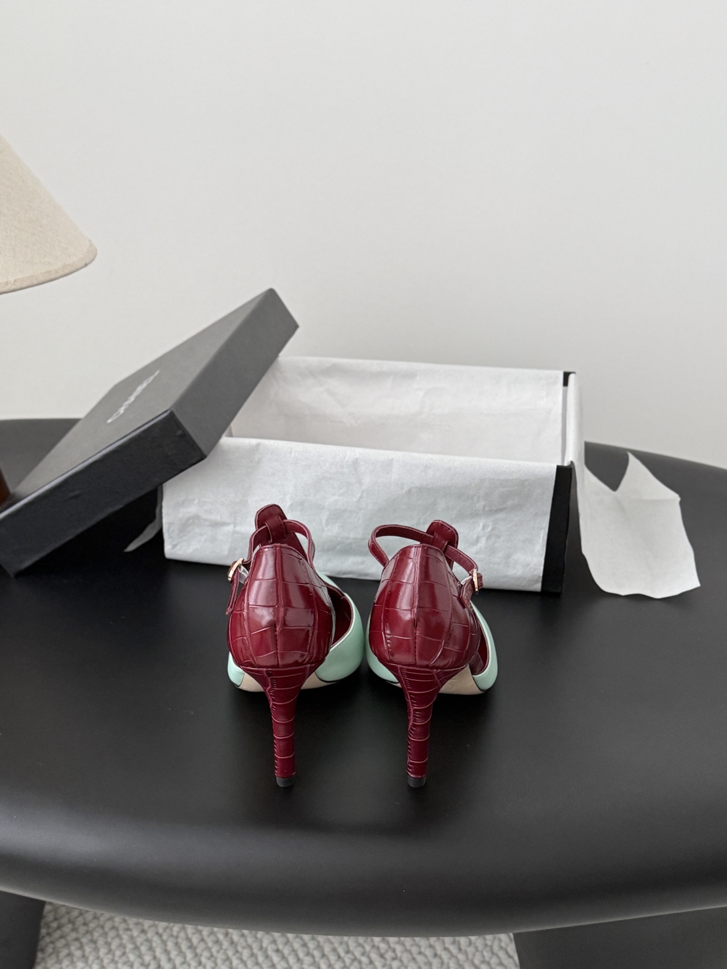 Chan 26P t-strap stilettoes