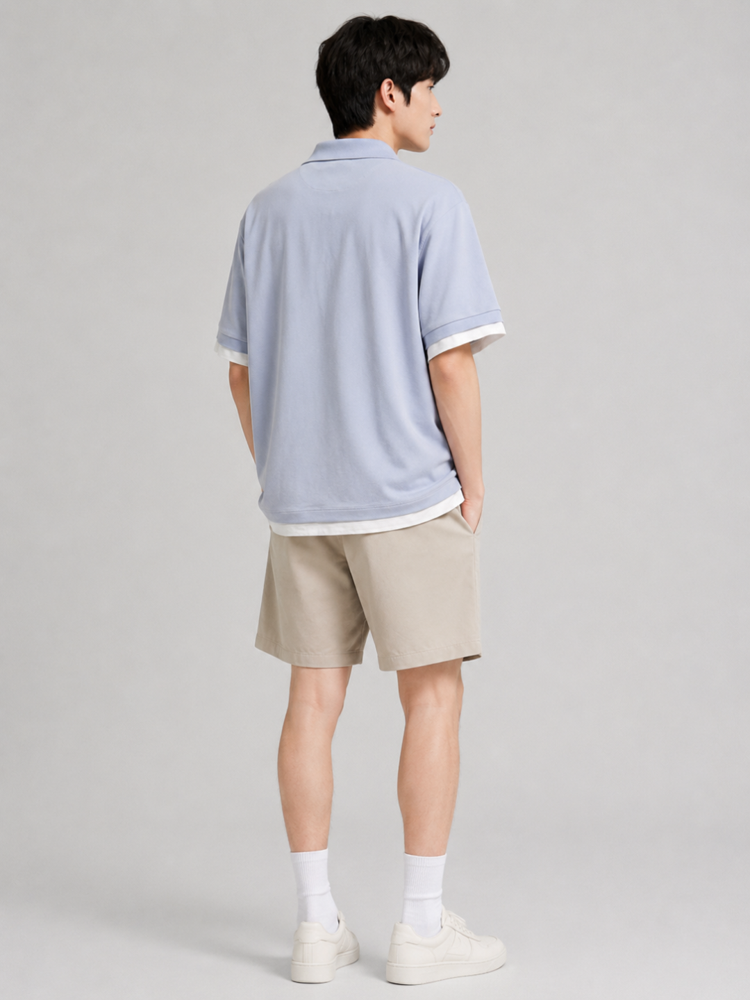 Pra layered look Polo
