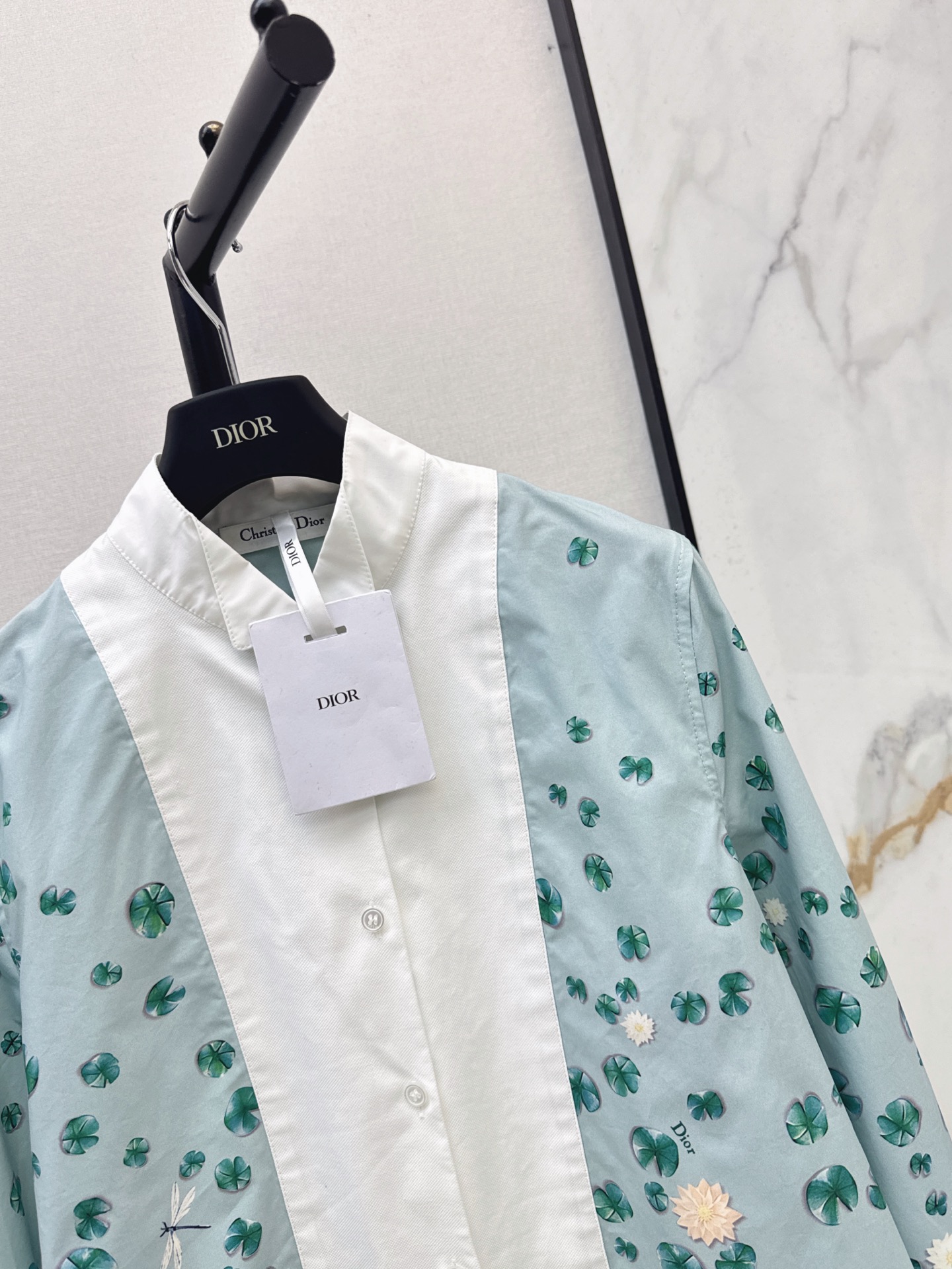 CD 26fw long print shirt