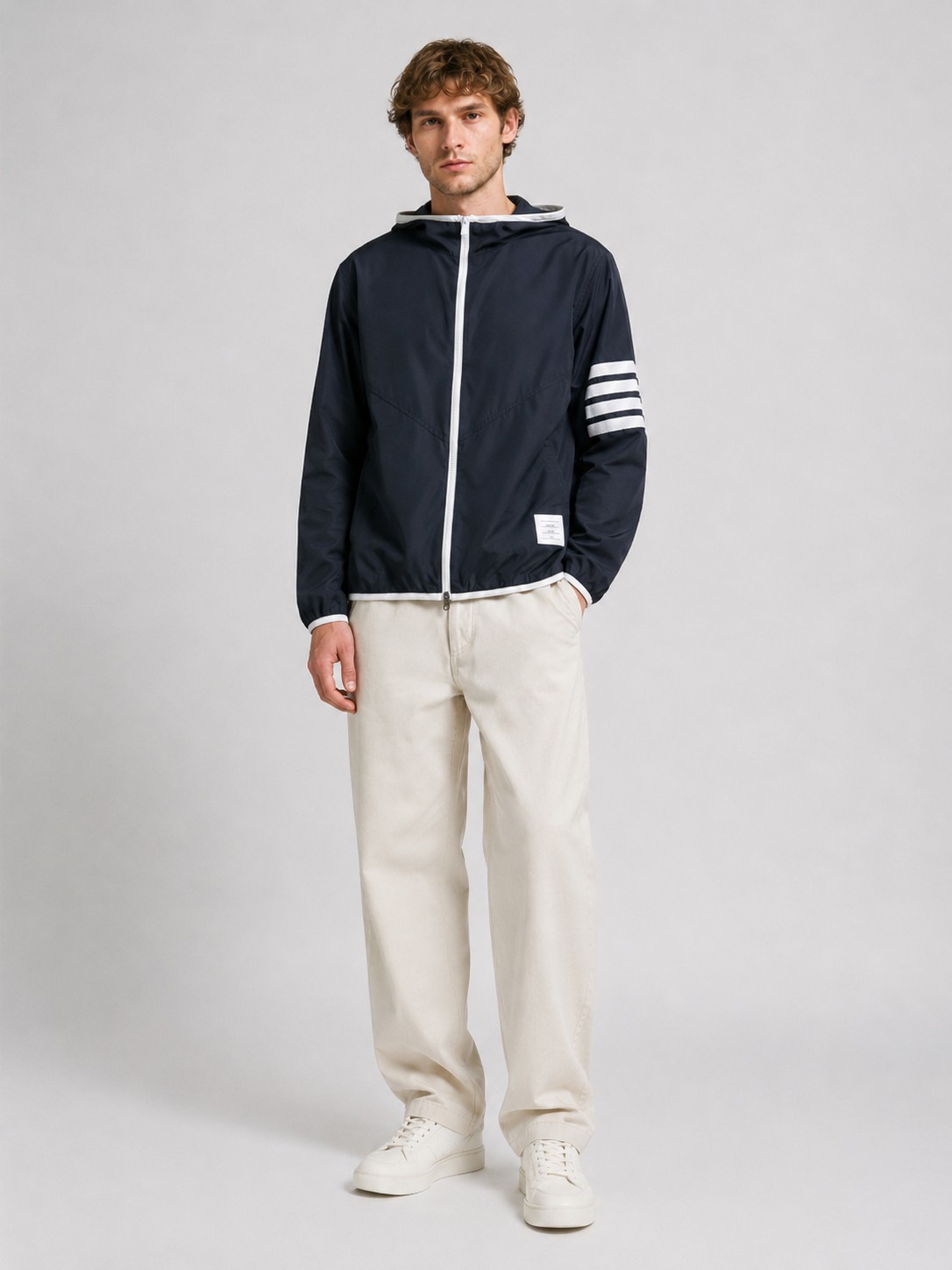Thom striped jacket