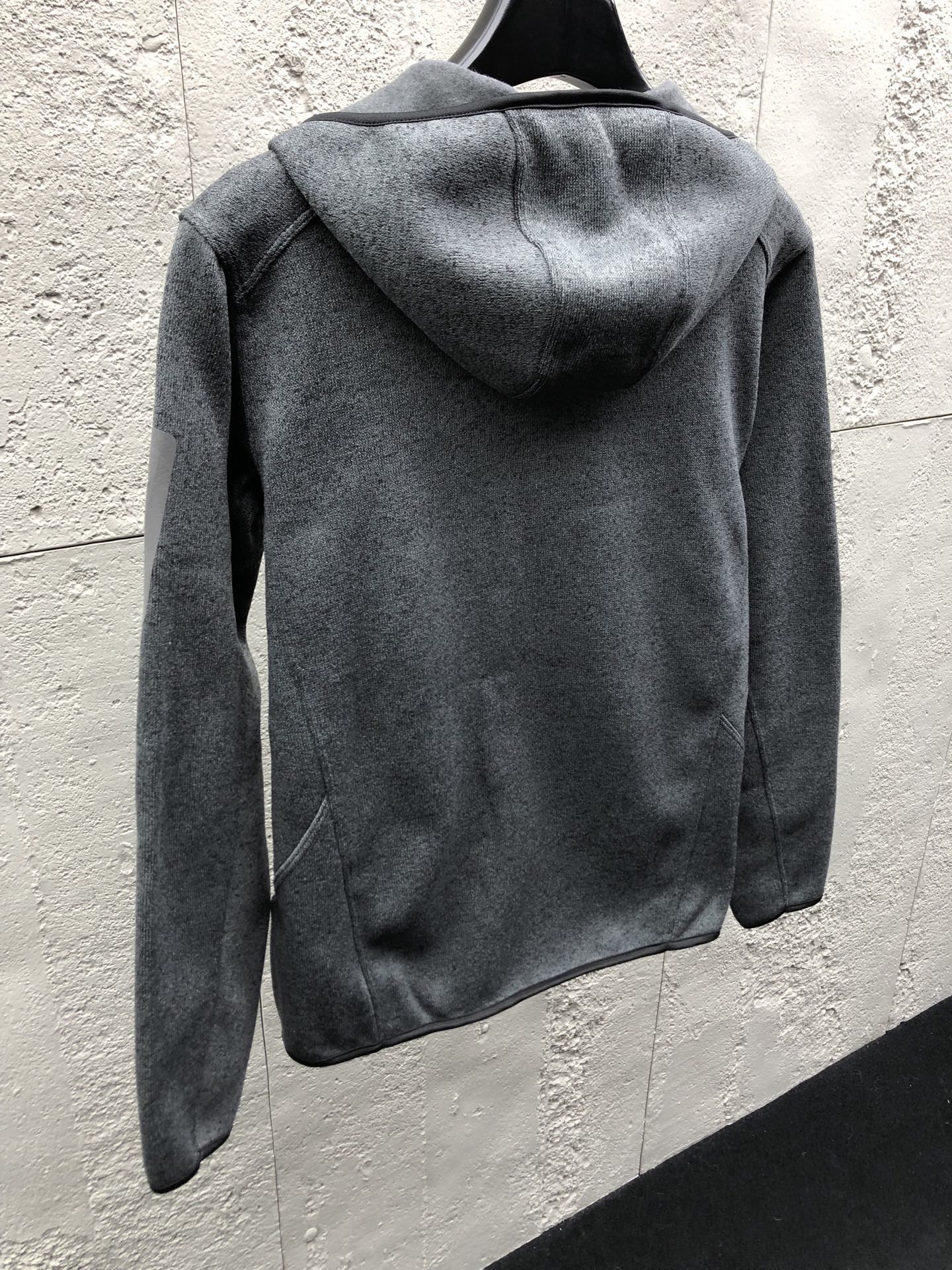 Arcter hooded knit coat