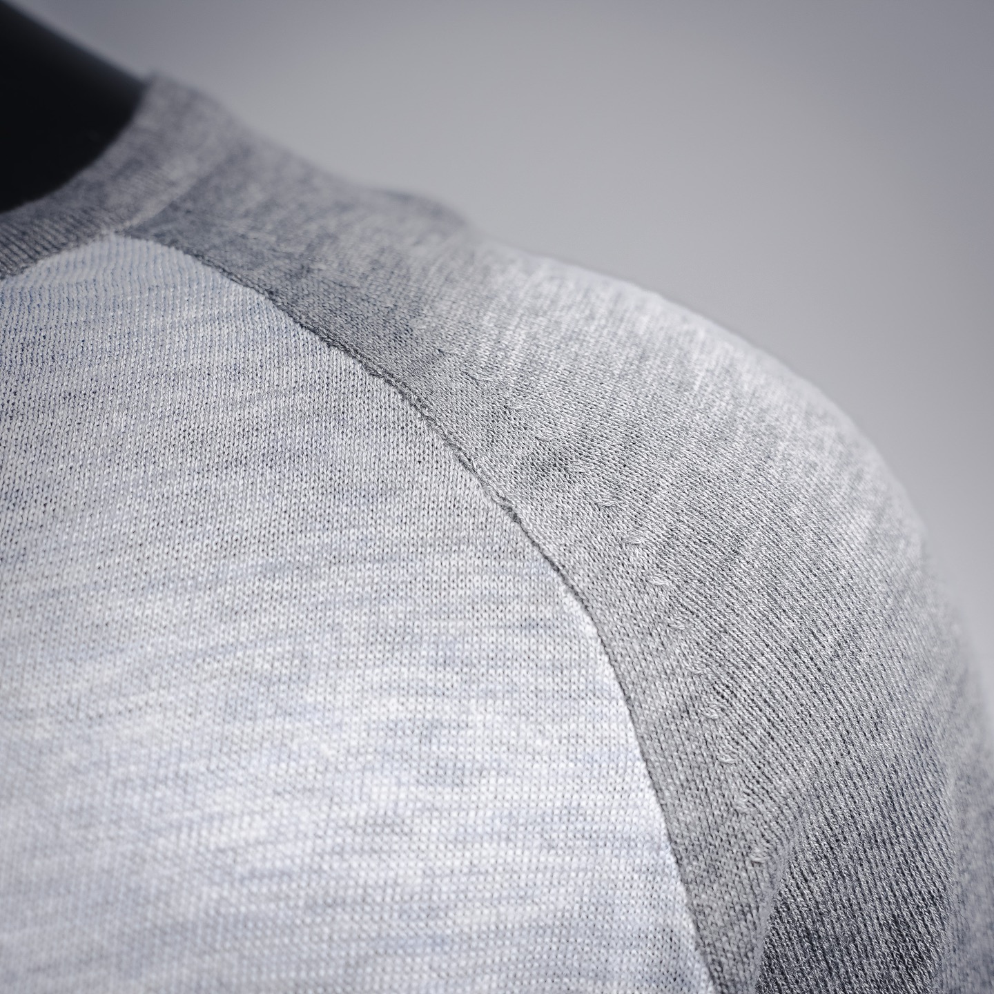 Chrome embroidered knit sweatshirt