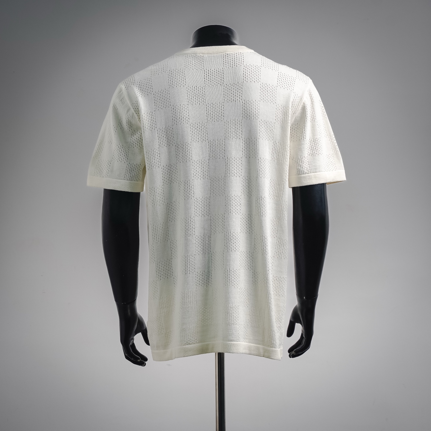 Louis checkerboard knit t-shirt