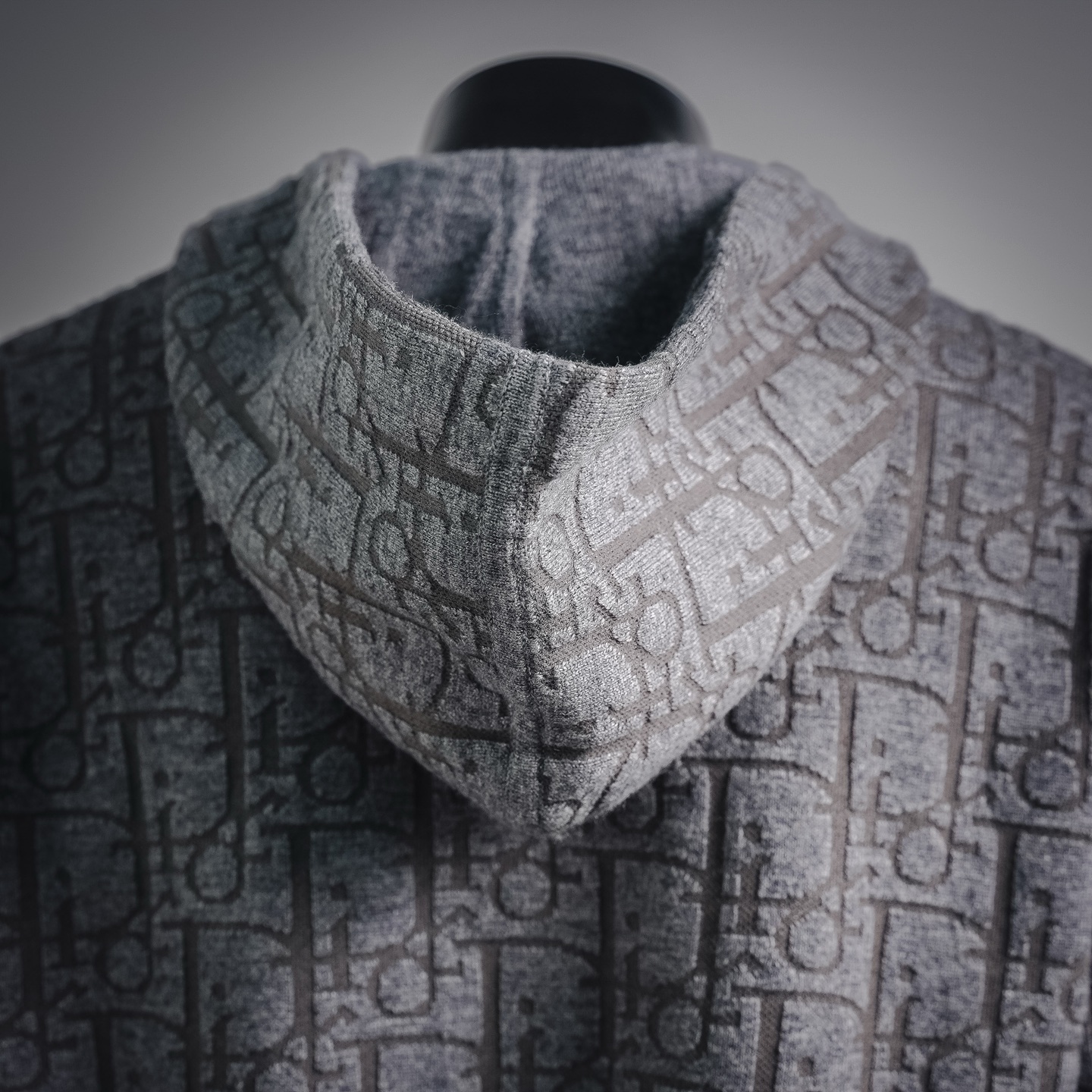 CD all-over jacquard coat
