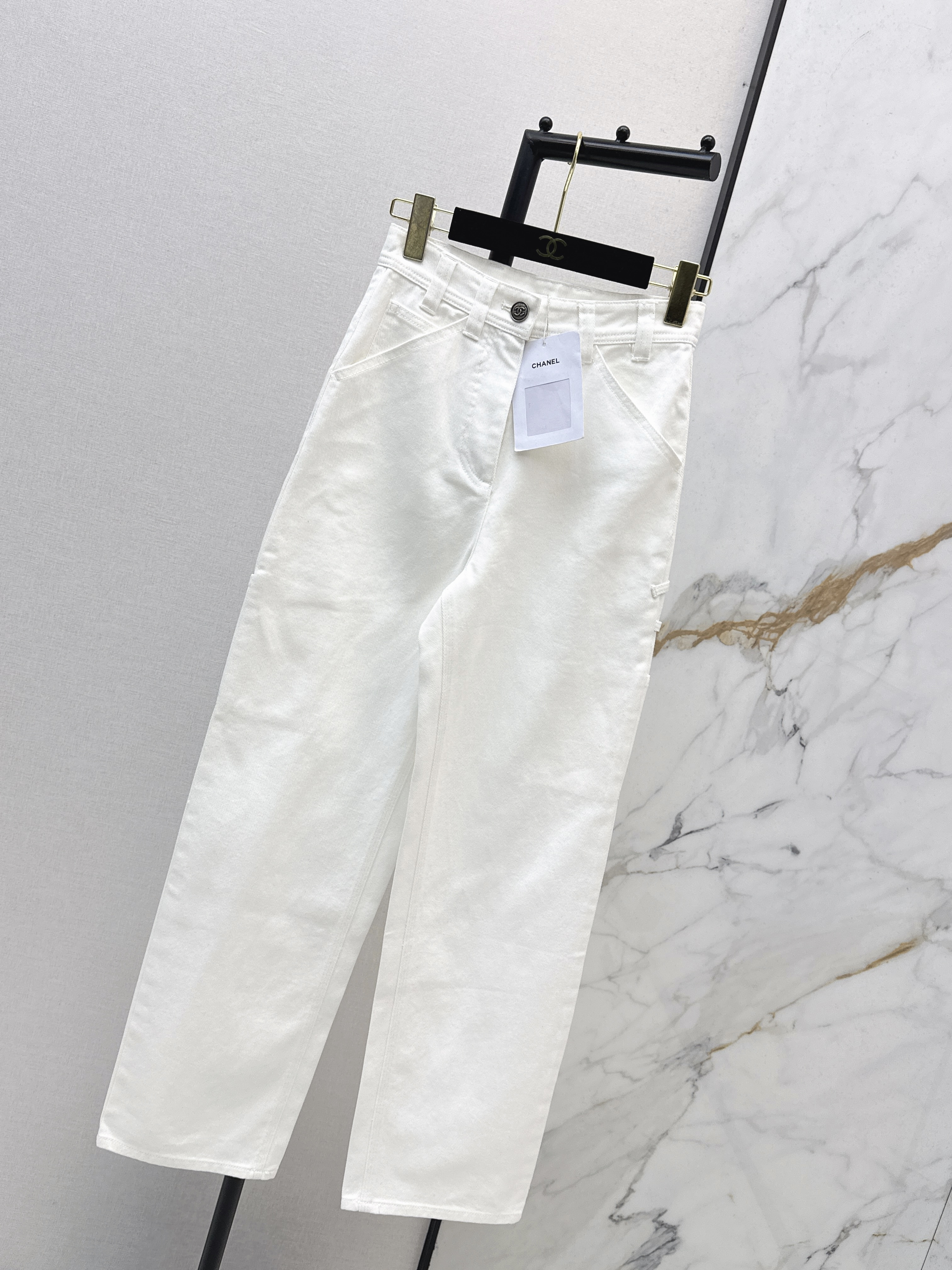 Chan 26ss wide-leg jeans