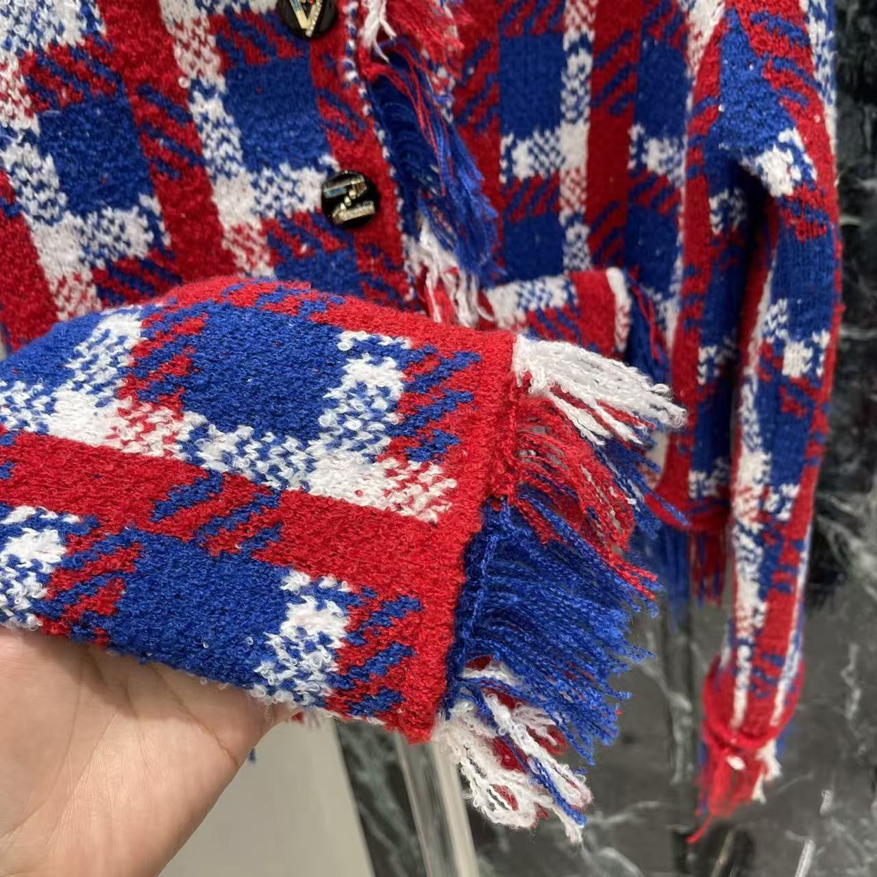 Chan 26fw Plaid Tweed Jacket