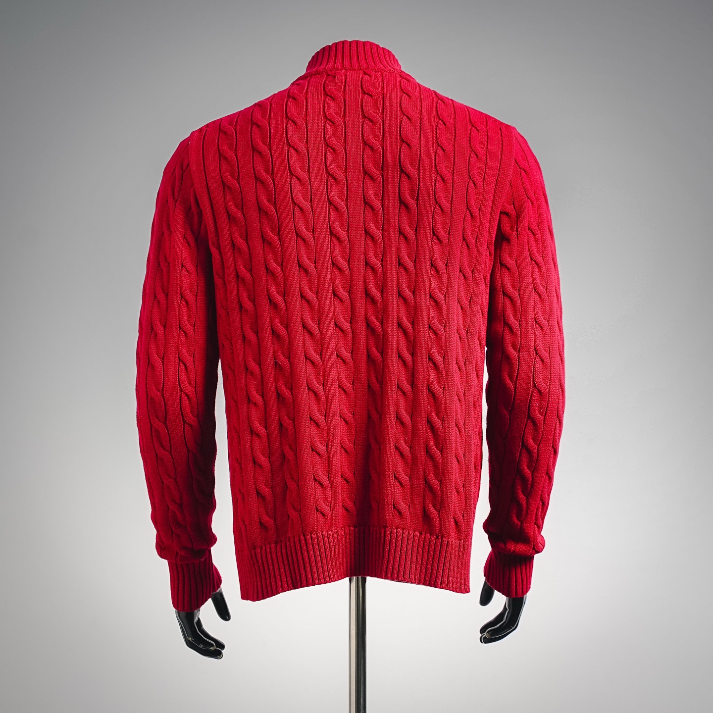 Ralph knit sweater zip-up coat