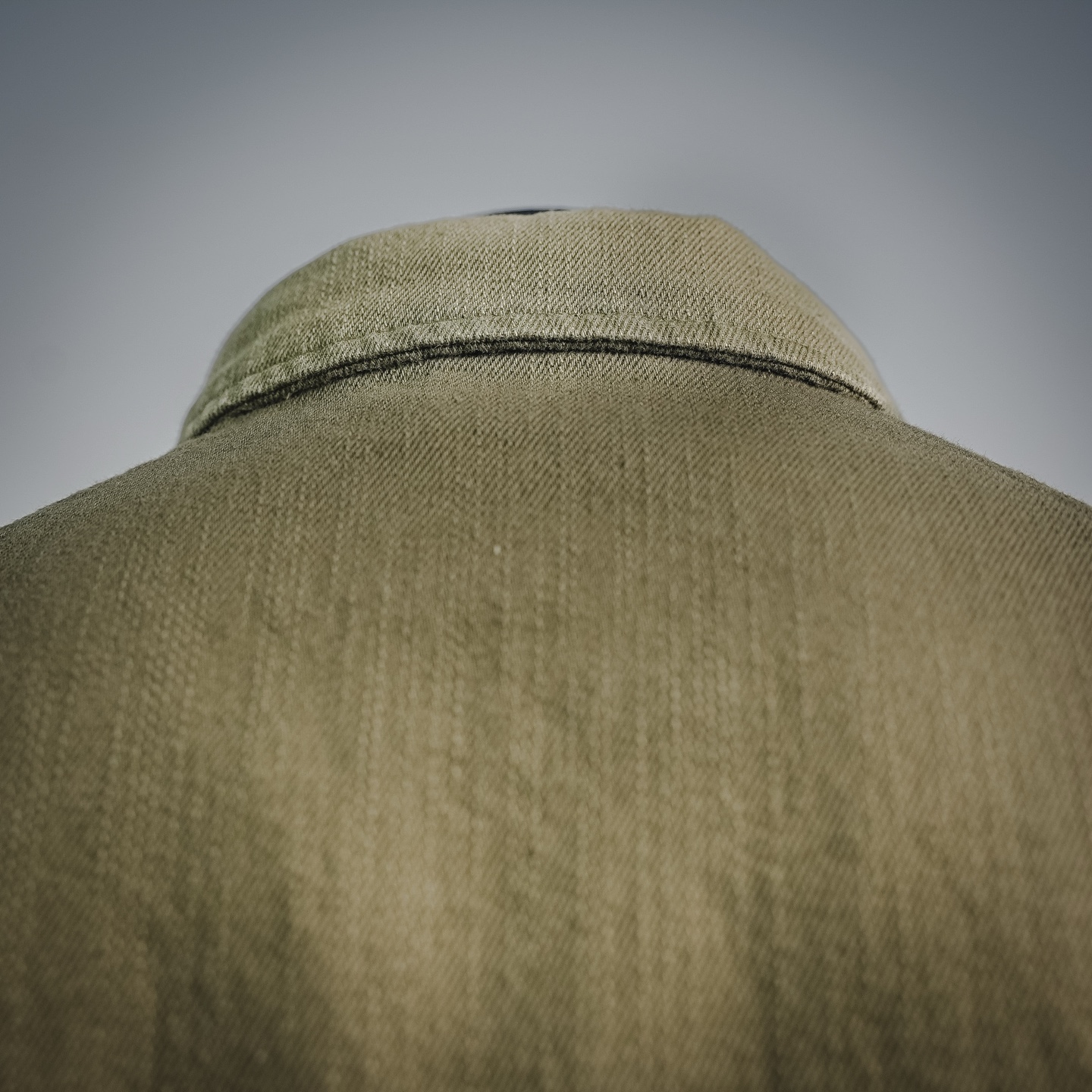 Stone washed utility jacket