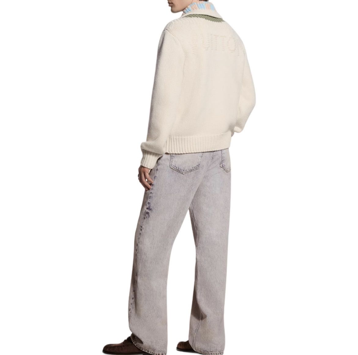 Louis washed loose jeans