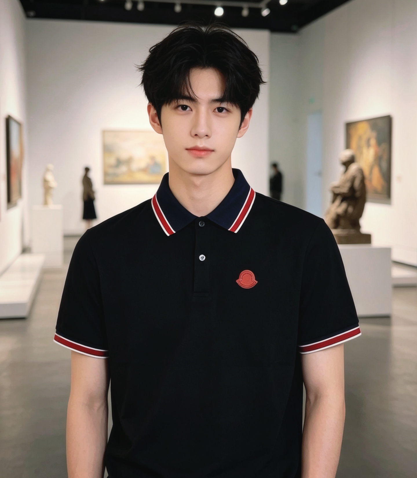 Mon contrast trim Polo