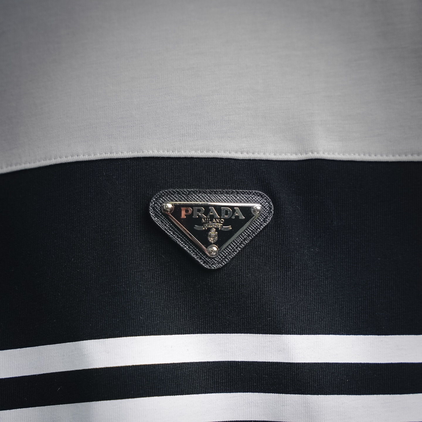Pra stripe printed t-shirt