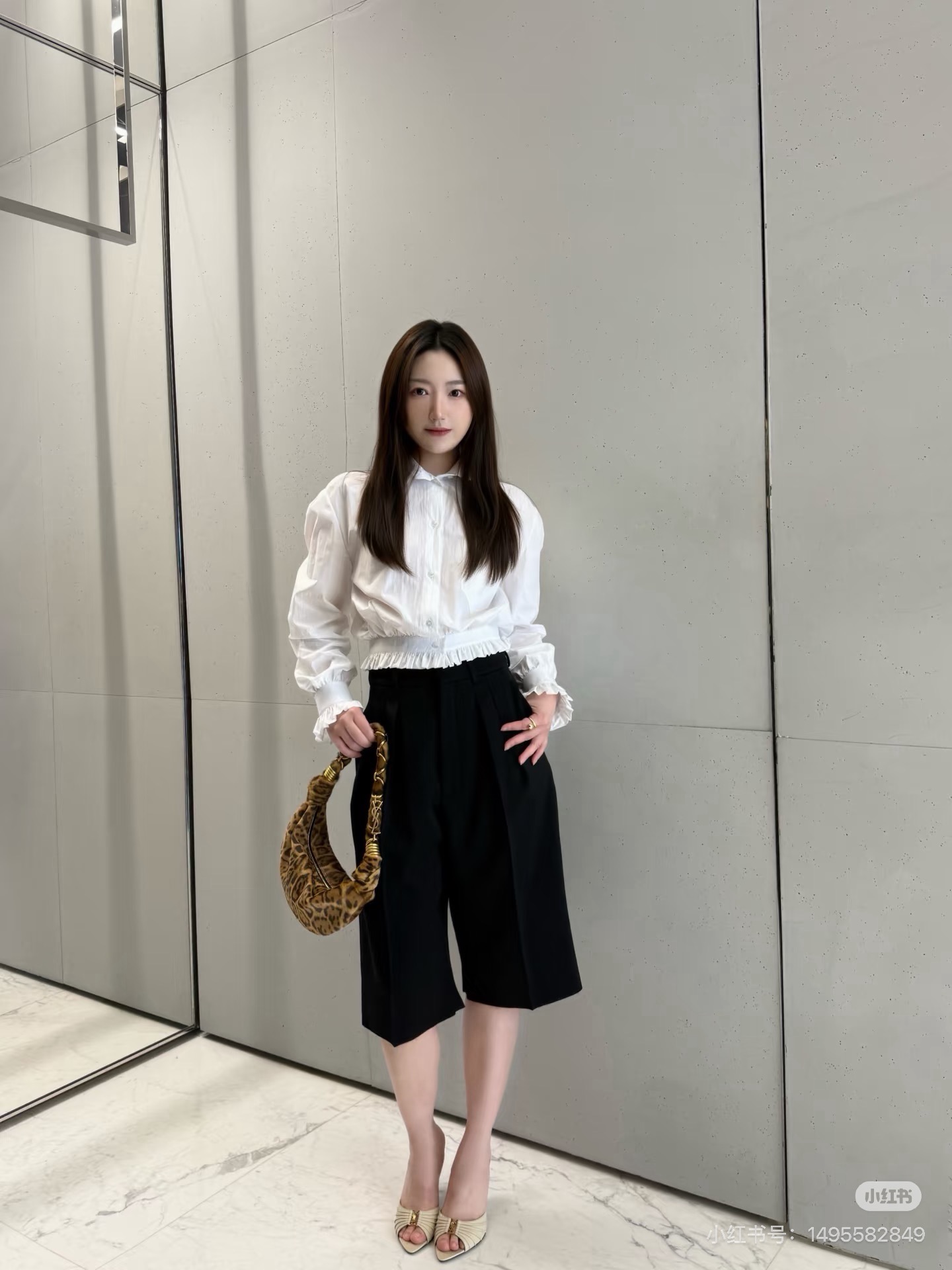 Sain 26fw ruffle shirt