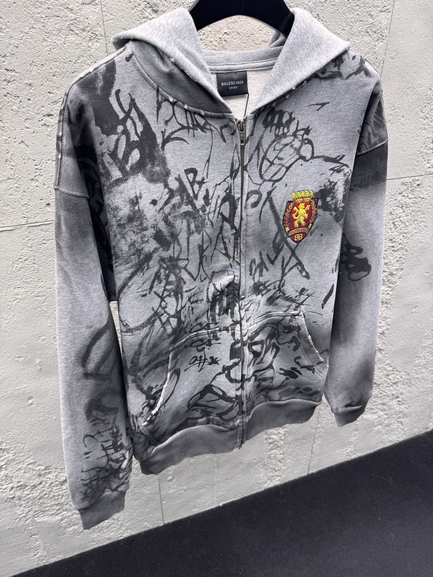 Balen graffiti-print jacket