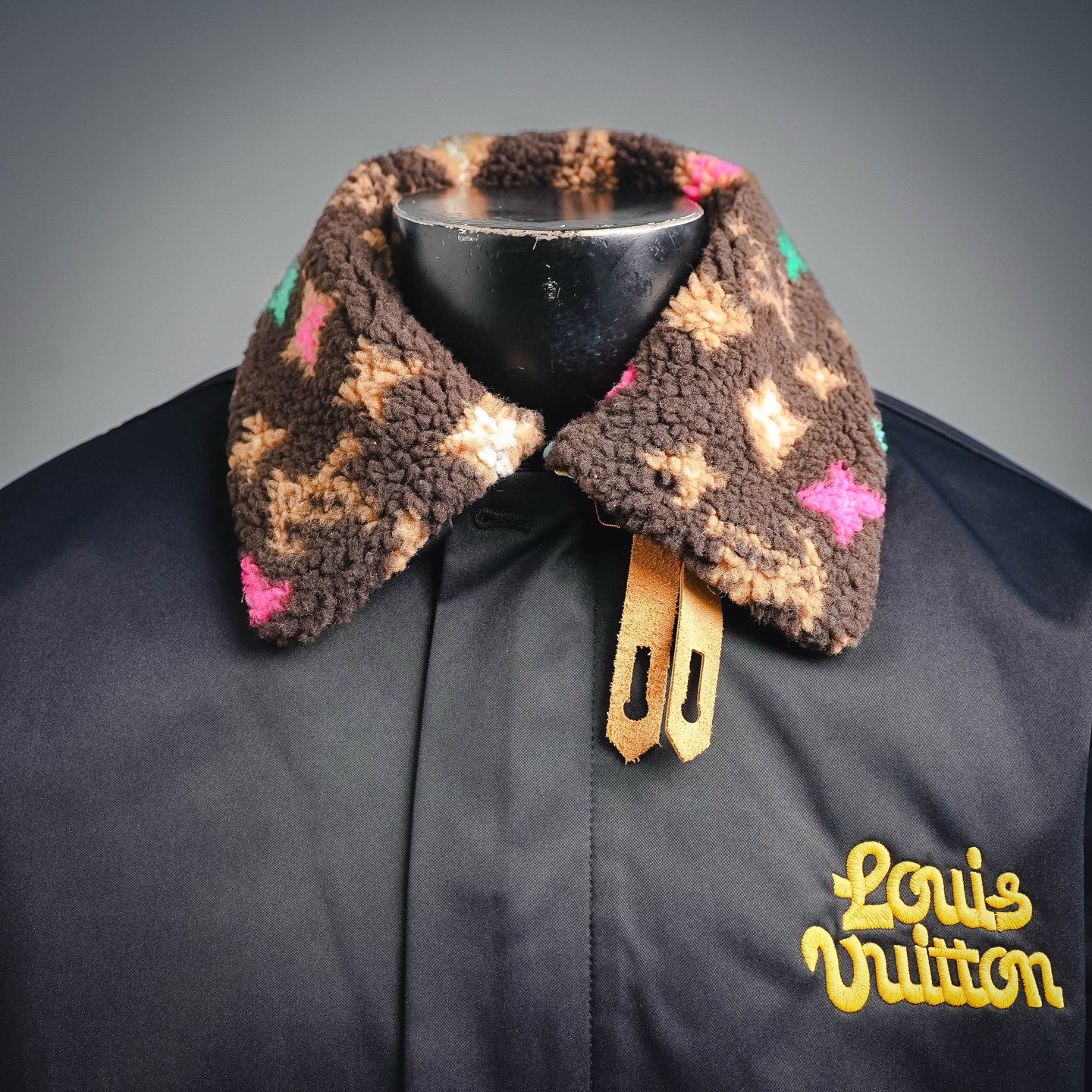 Louis detachable fleece collar jacket