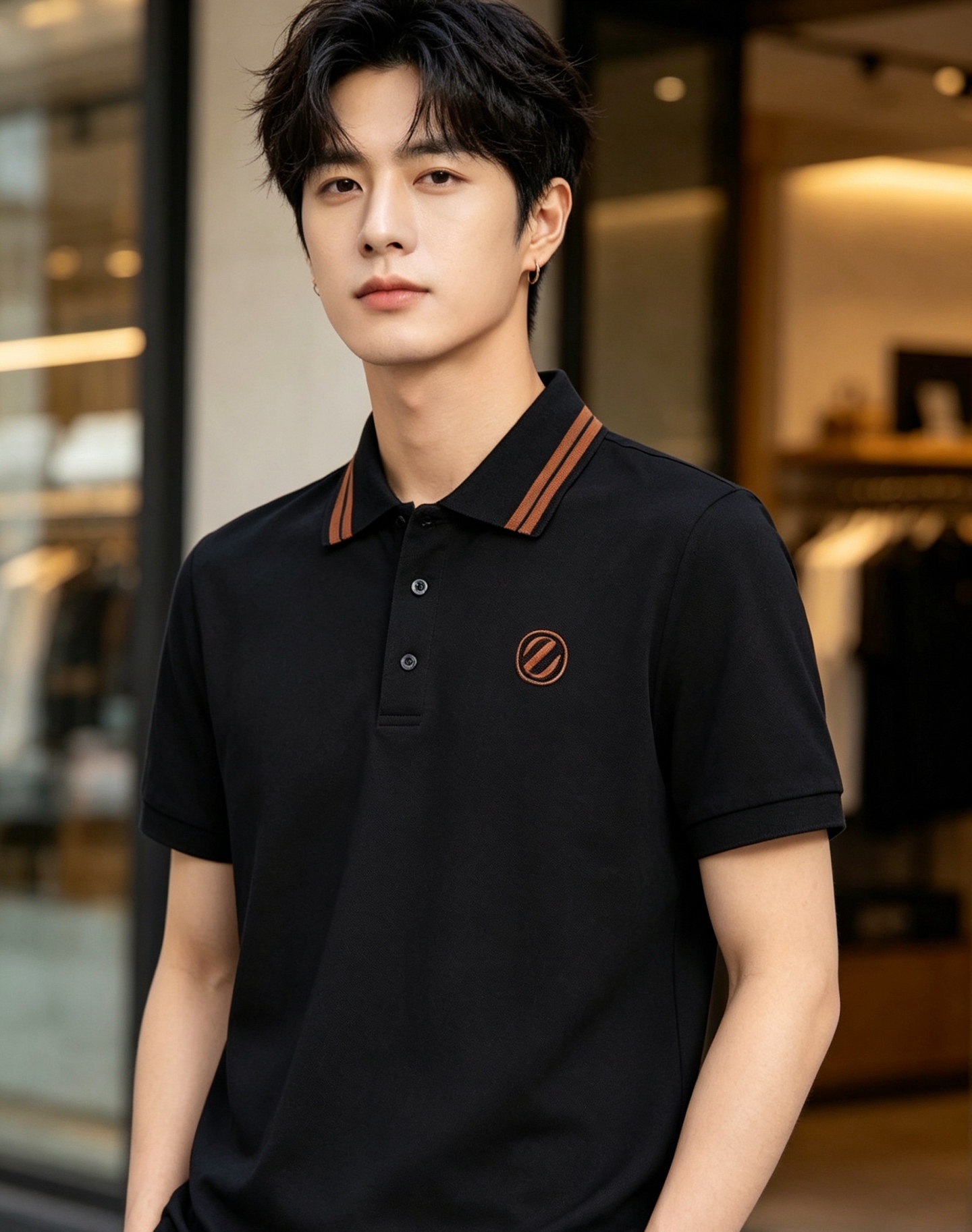 Zegn embroidered Polo