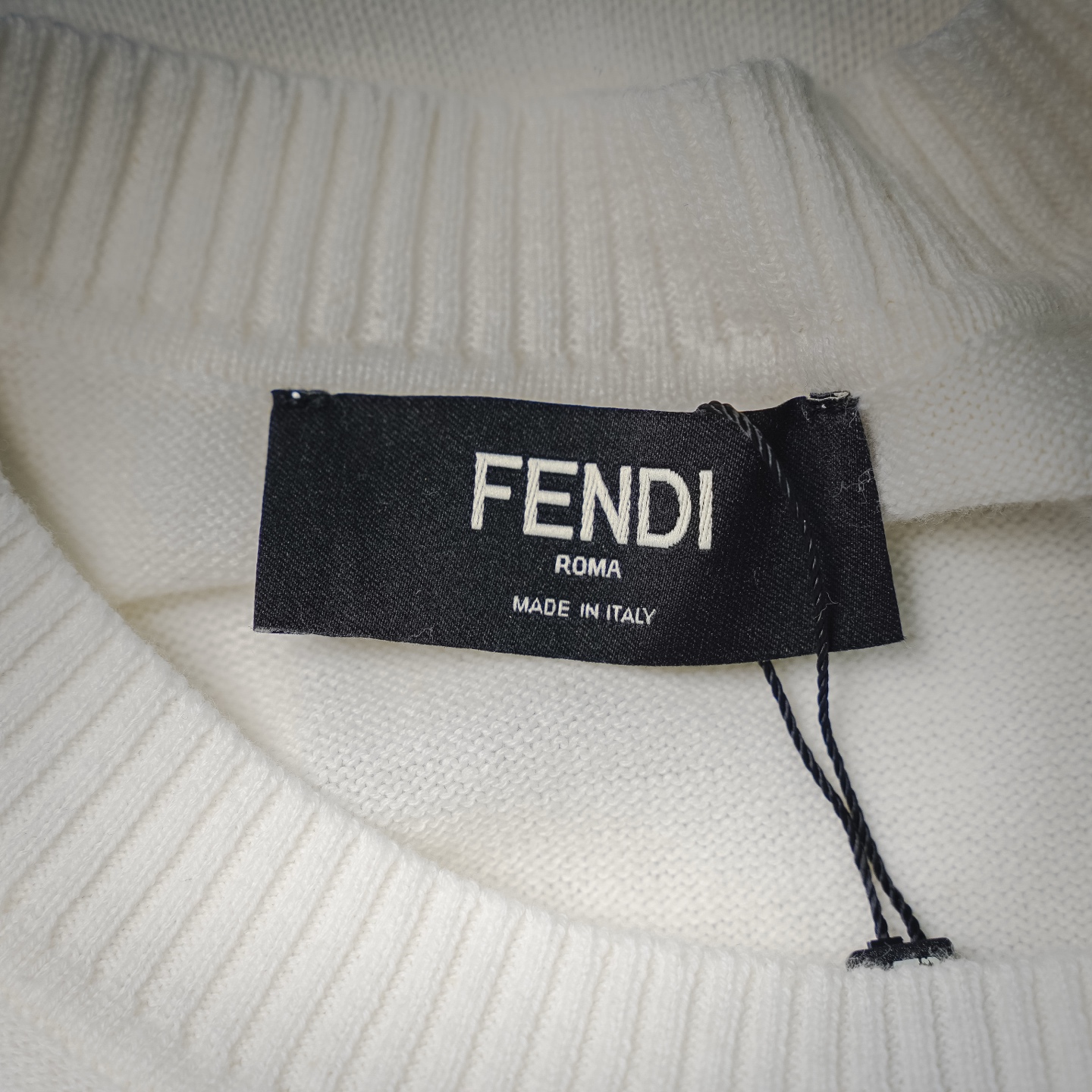 Fend embroidered knit t-shirt