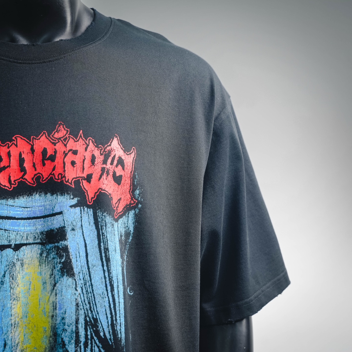 Balen washed printed t-shirt