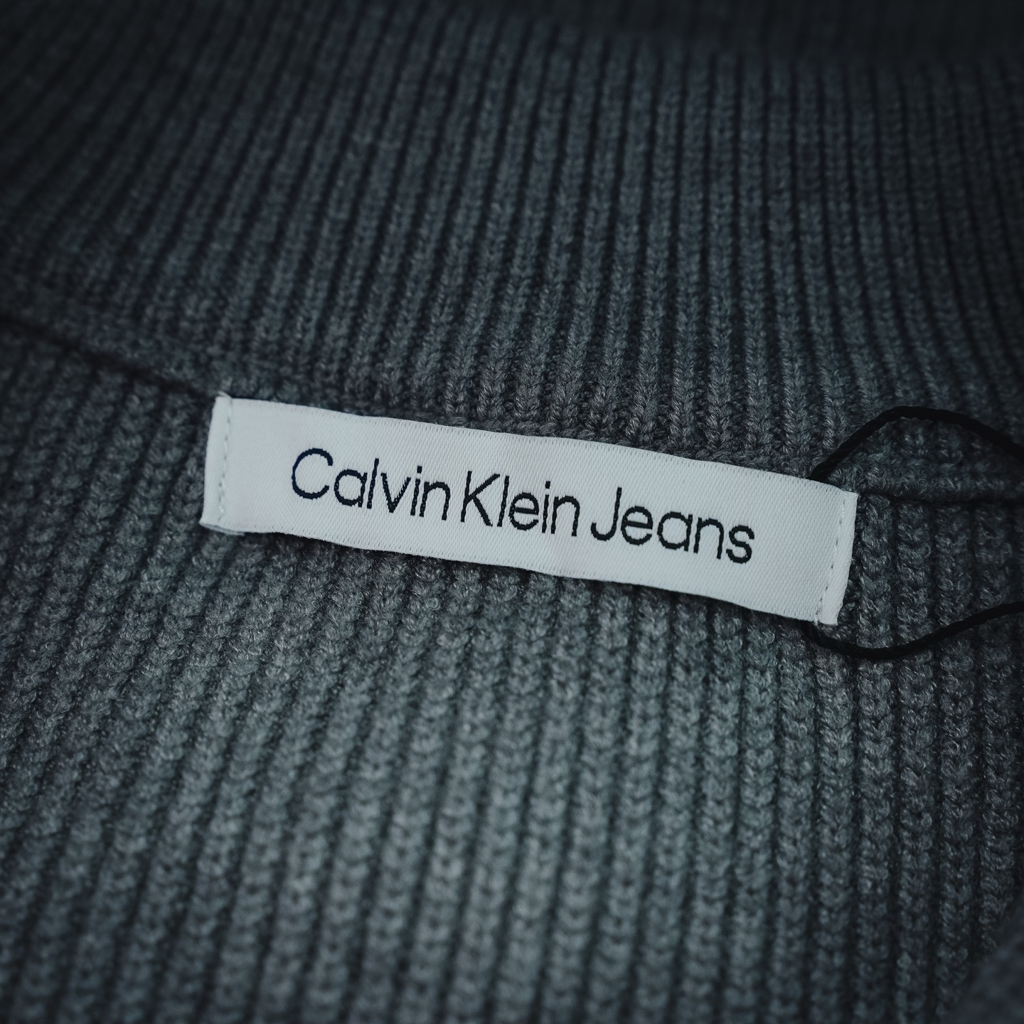 CK ribbed minimal jacket